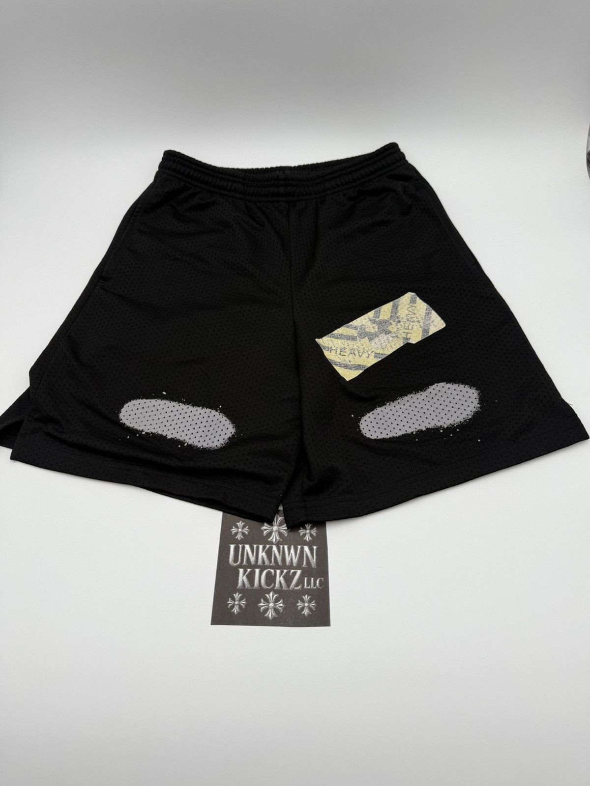 Off-White OFF-WHITE MESH DIAG SPRAY SHORTS WITH MIRROR MIRROR PRINT Size US 29 - 2 Thumbnail