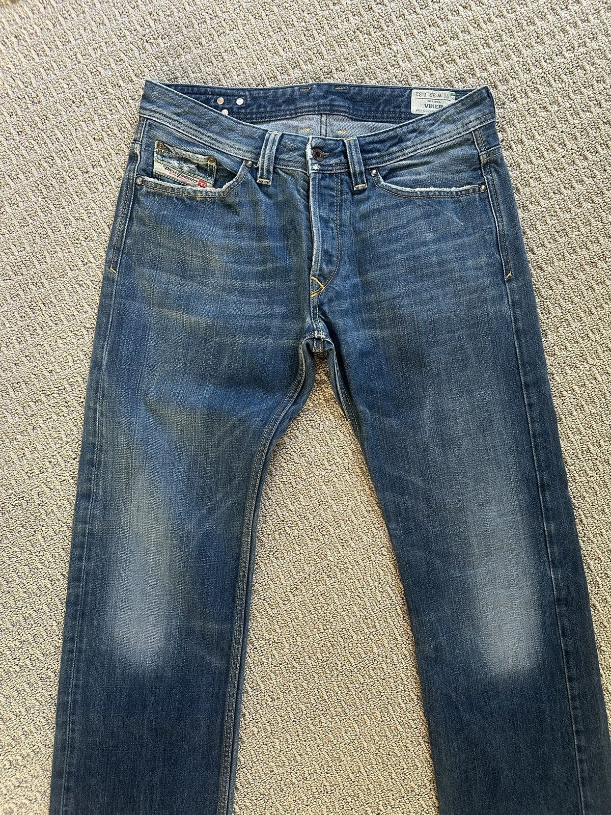 Diesel Vintage Diesel Viker Jeans Blue Cotton Denim 31x32 Size US 32 / EU 48 - 8 Thumbnail