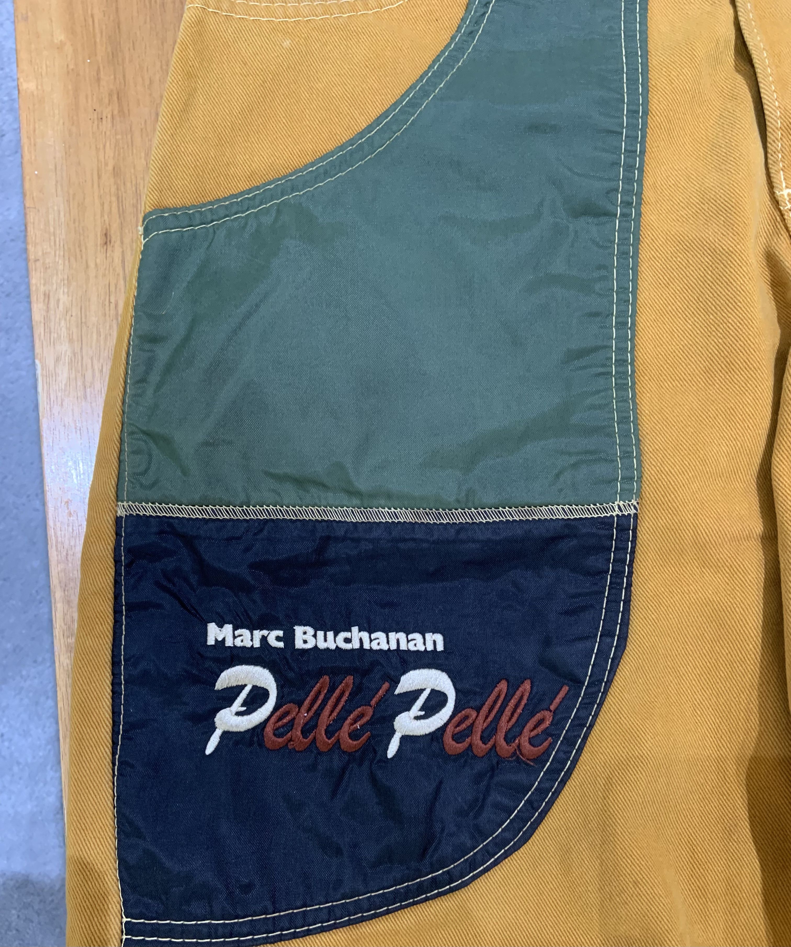 Marc Buchanan × Pelle Pelle × Vintage VINTAGE MARC BUCHANAN PELLE PELLE MUSTARD YELLOW JEANS Size US 30 / EU 46 - 2 Thumbnail