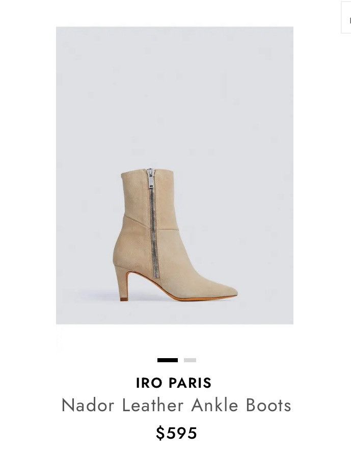 Iro Iro nador leather ankle boots Size US 8.5 / IT 38.5 - 6 Thumbnail