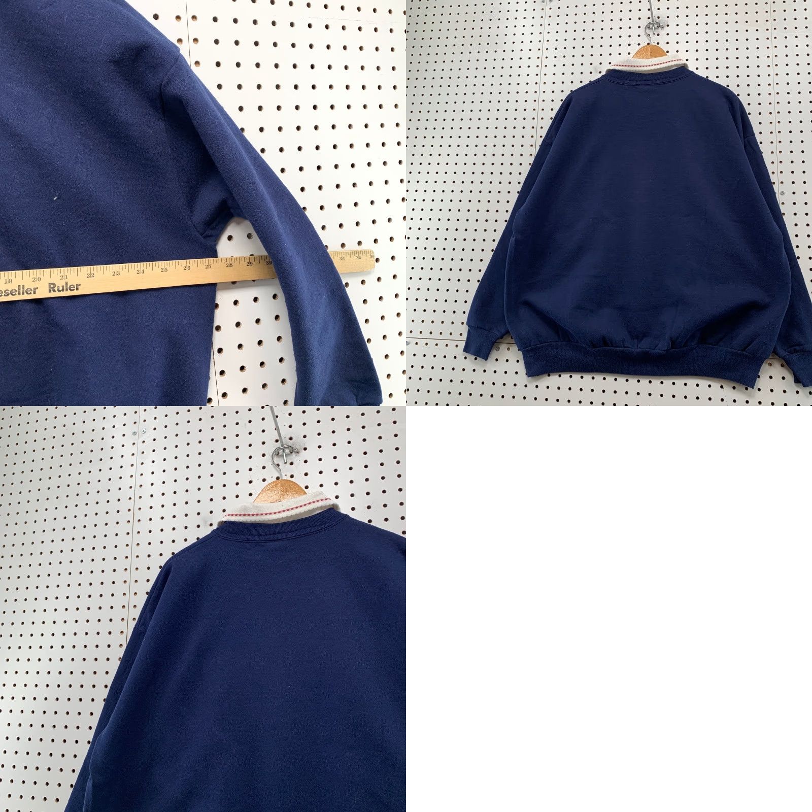 Vintage Vintage Morning Sun 2XL Blue Bird Collared Sweatshirt Women Top Stitch 90s Embroidered Pullover Sweatshirt Womens Size XXL / US 16-18 / IT 52-54 - 9 Thumbnail