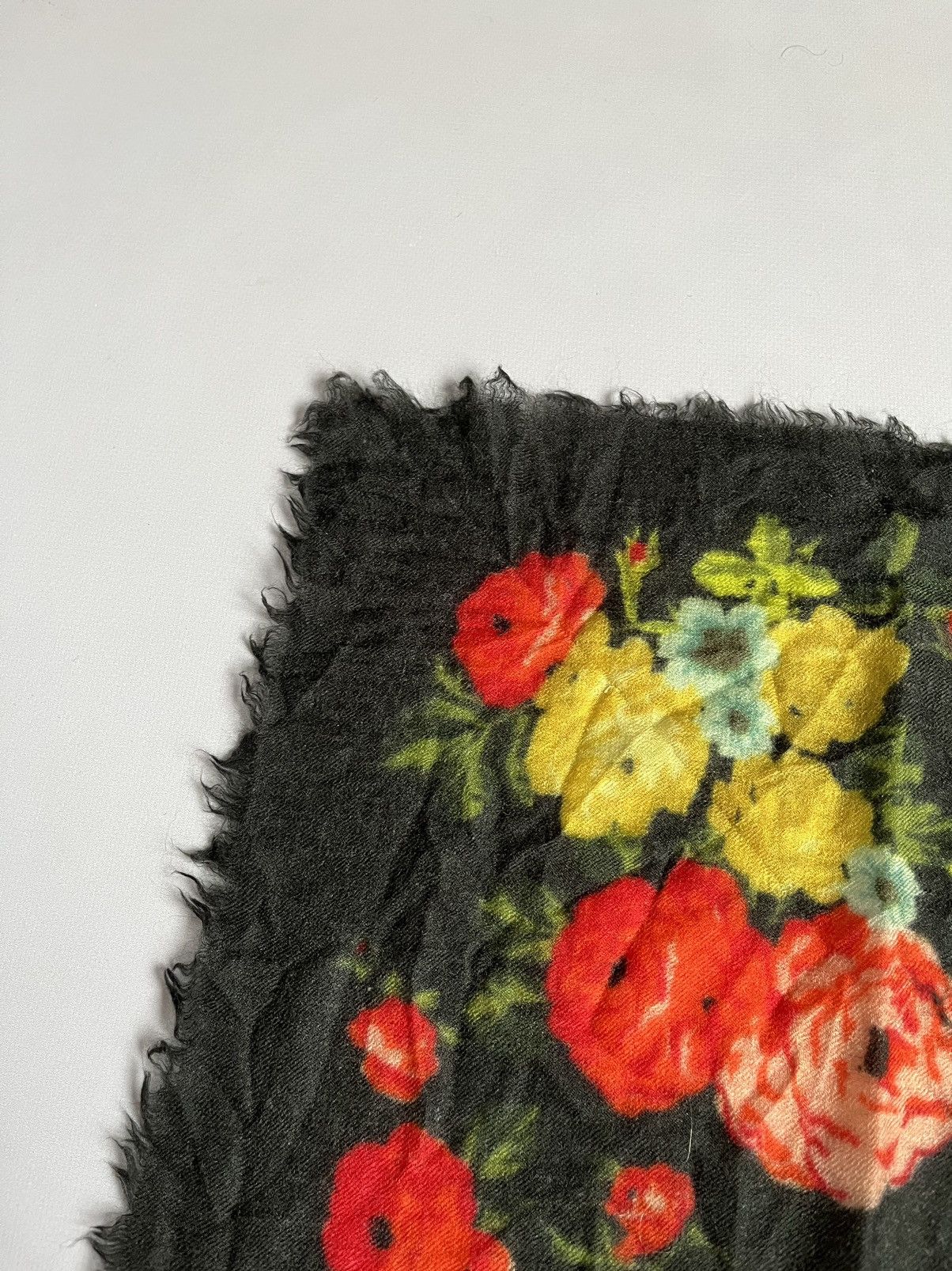 Other Toast Multicolor Floral Mohair Wool Cashmere Scarf Shawl Size ONE SIZE - 5 Thumbnail