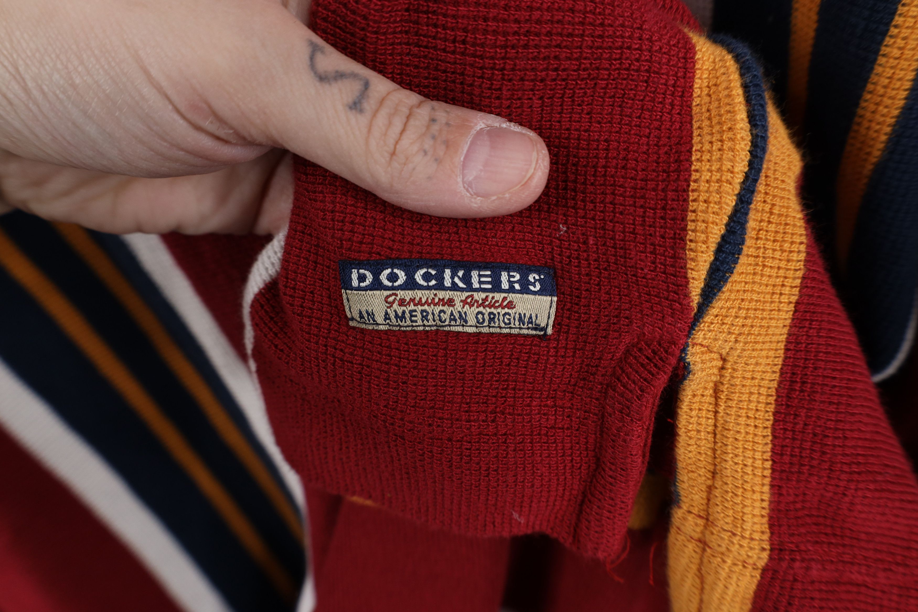 Vintage Vintage 90s Streetwear Oversized Baggy Long Sleeve Polo Size US L / EU 52-54 / 3 - 4 Thumbnail