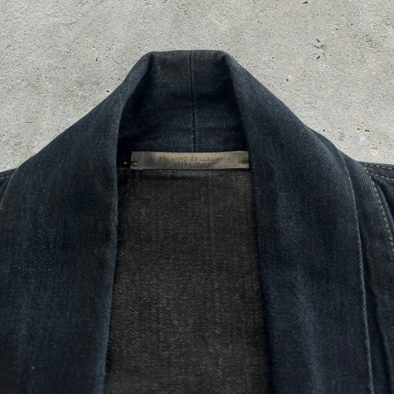 Ermanno Gallamini Ermanno Gallamini patchwork denim robe Size US L / EU 52-54 / 3 - 5 Thumbnail