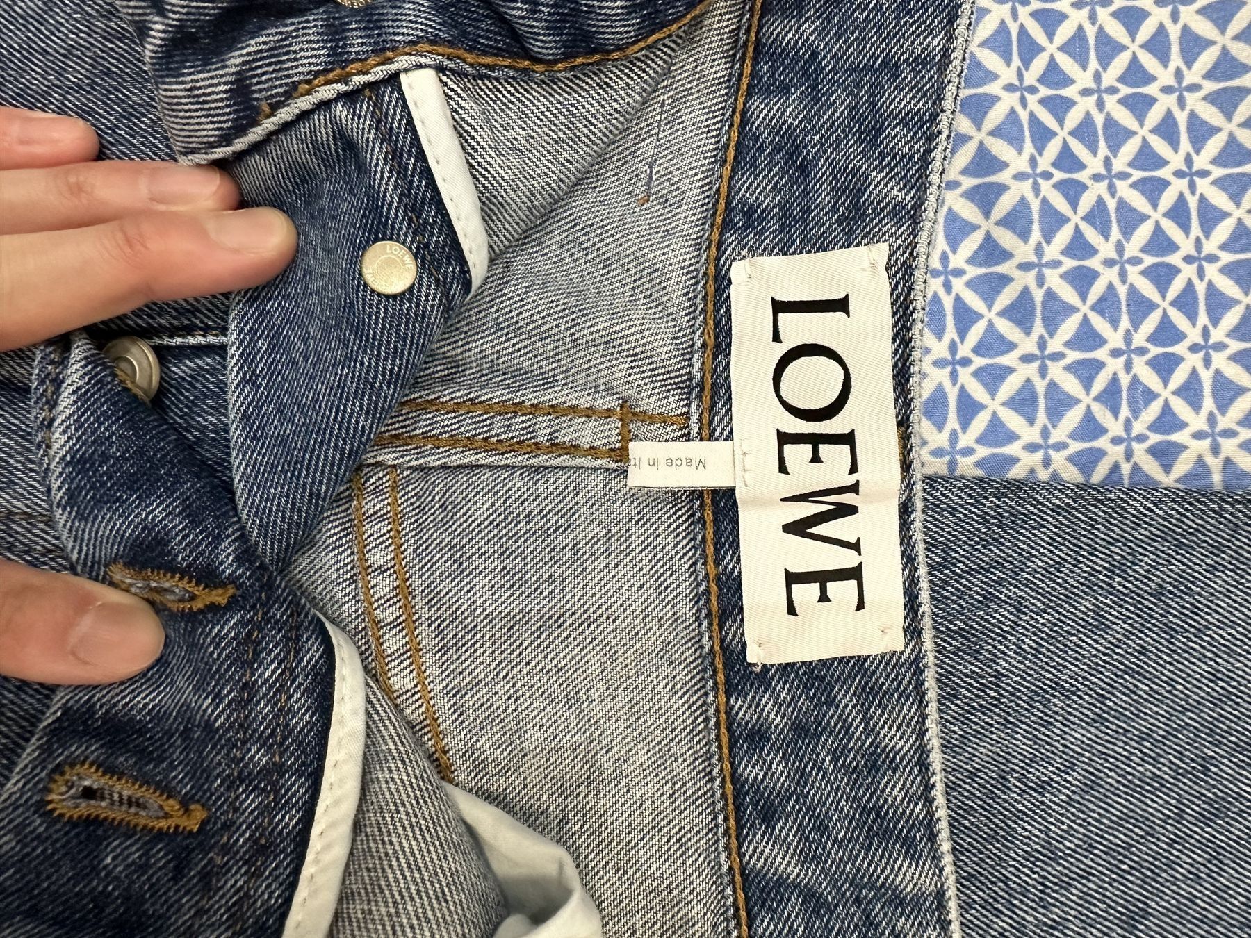 Loewe Anagram Baggy Jeans Size US 34 / EU 50 - 6 Thumbnail