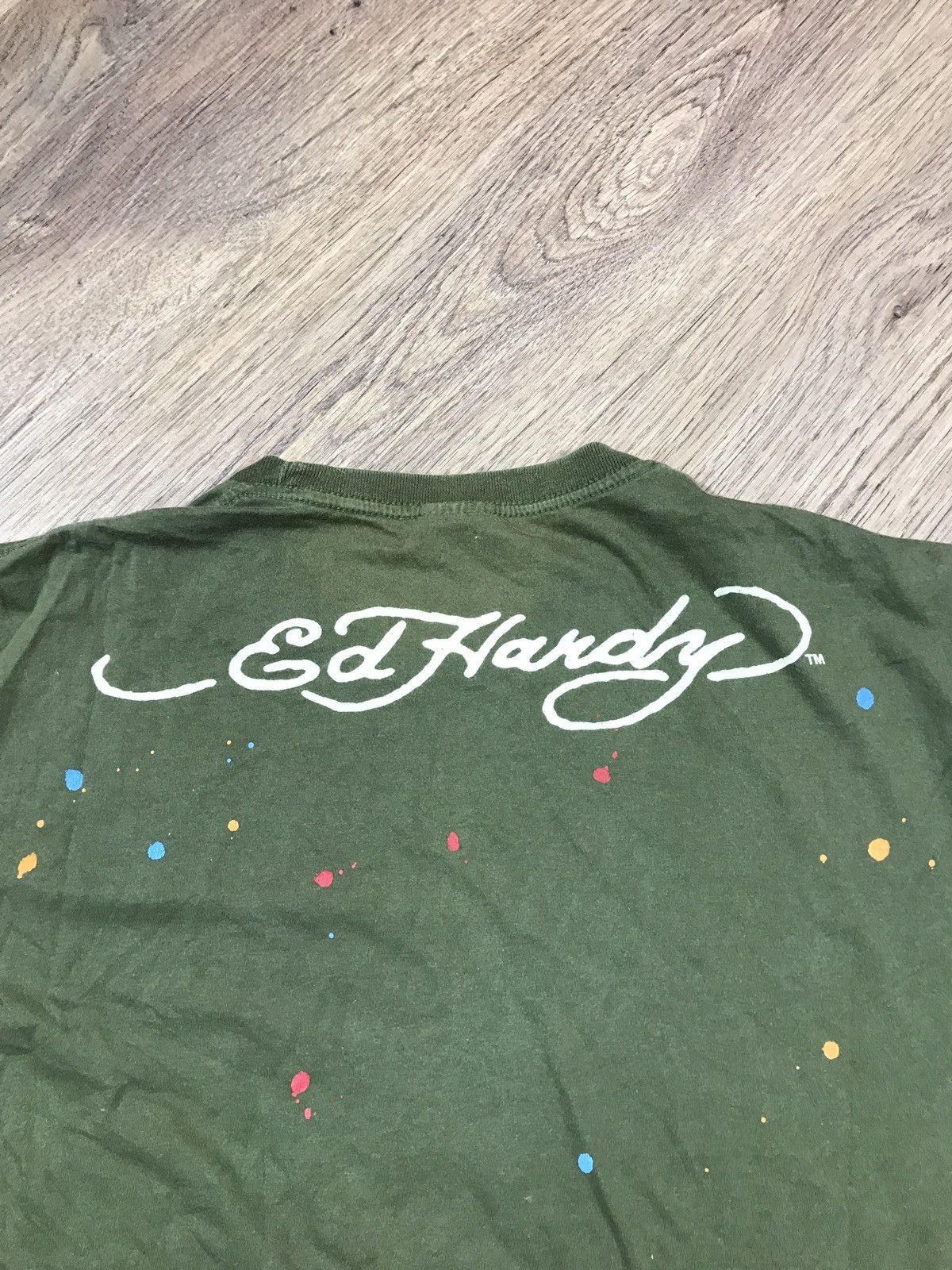 Ed Hardy × Vintage Ed Hardy Dog T Shirt Size US L / EU 52-54 / 3 - 8 Thumbnail