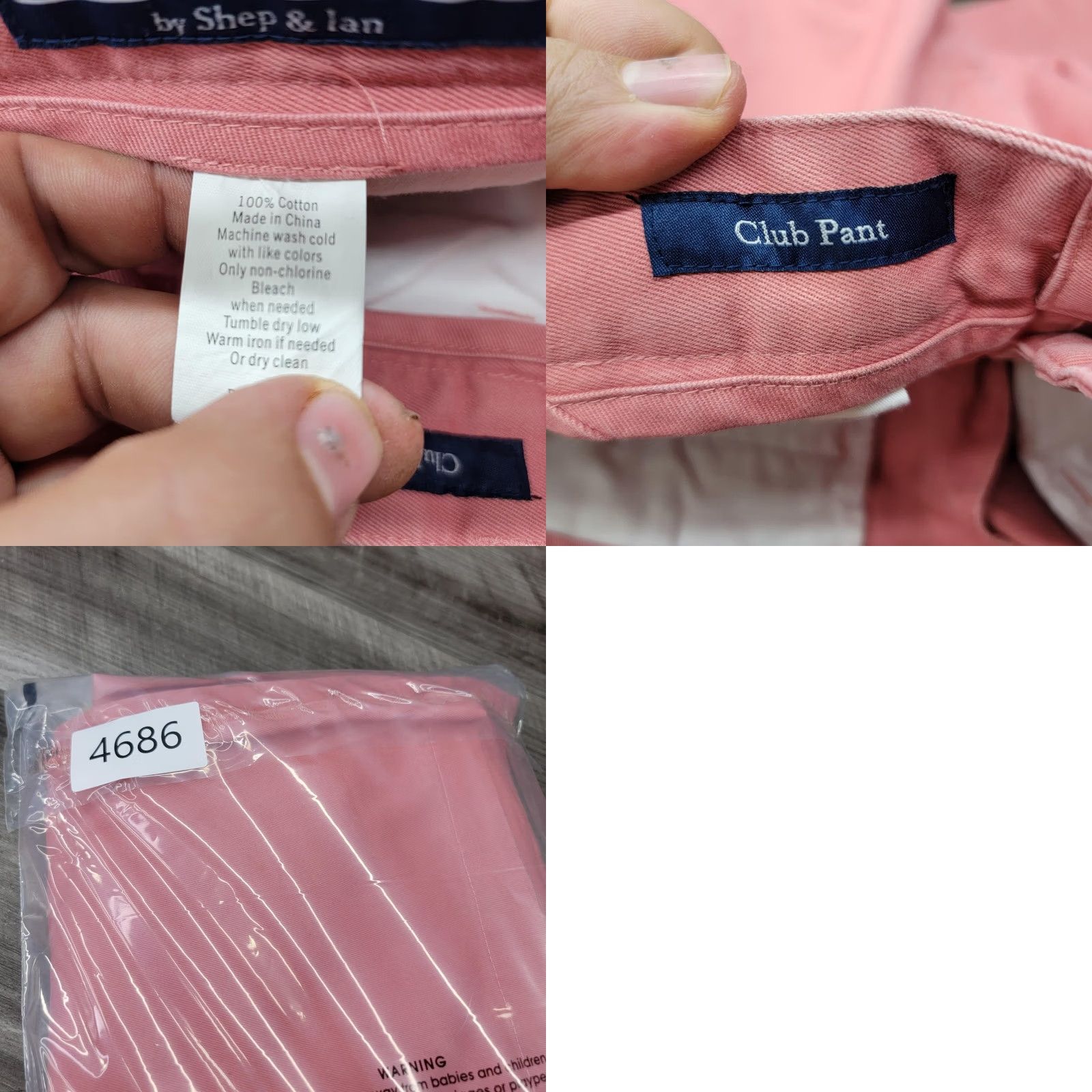 Vineyard Vines Vineyard Vines Club Pant Chino Pants Mens 36x34 Salmon Pink Flat Front Casual Business Straight Leg Cotton 36 Waist 31 Inseam Mens Size US 36 / EU 52 - 9 Thumbnail