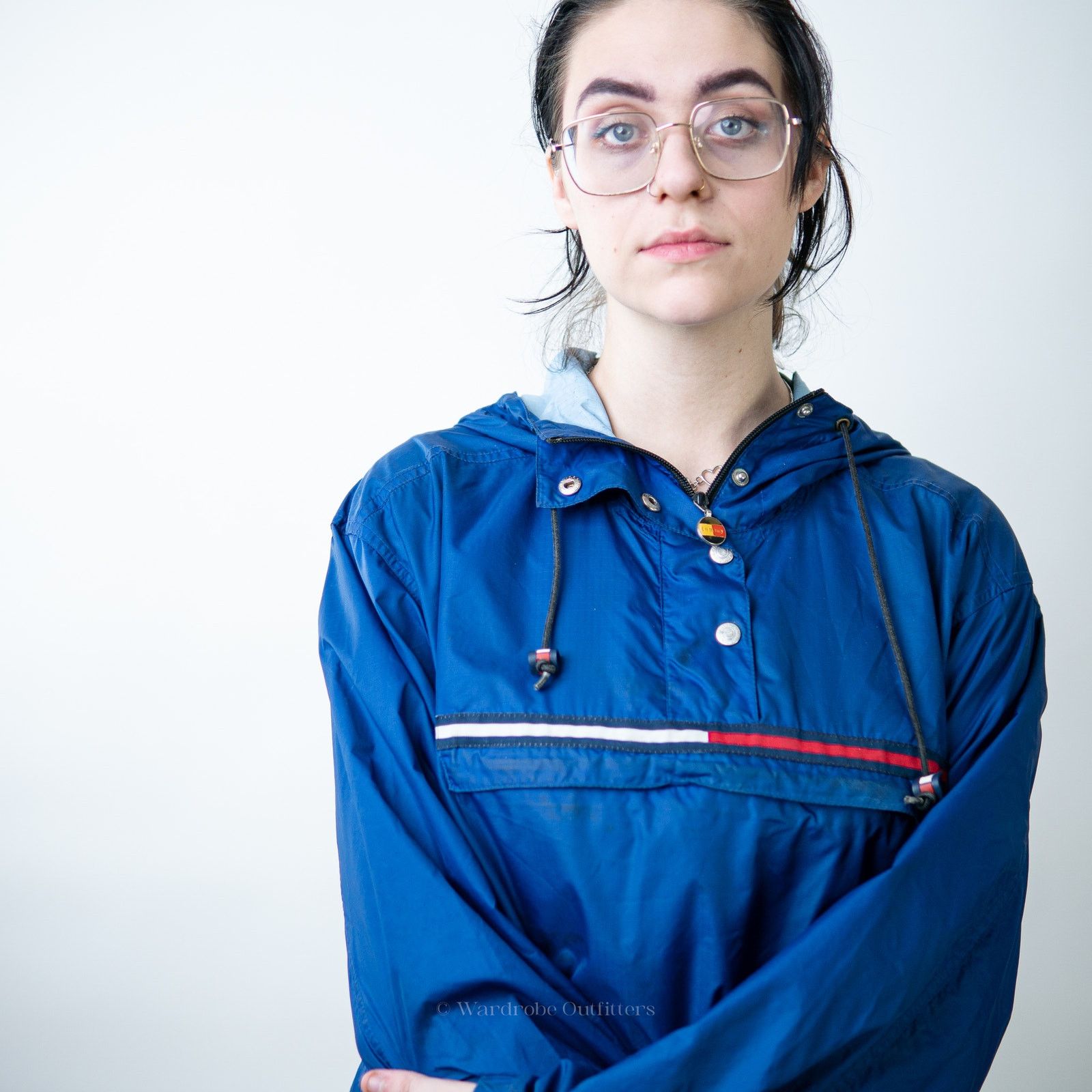 Tommy Hilfiger Vintage Y2K Tommy Hilfiger Windbreaker Rain Jacket - L Size M / US 6-8 / IT 42-44 - 4 Thumbnail