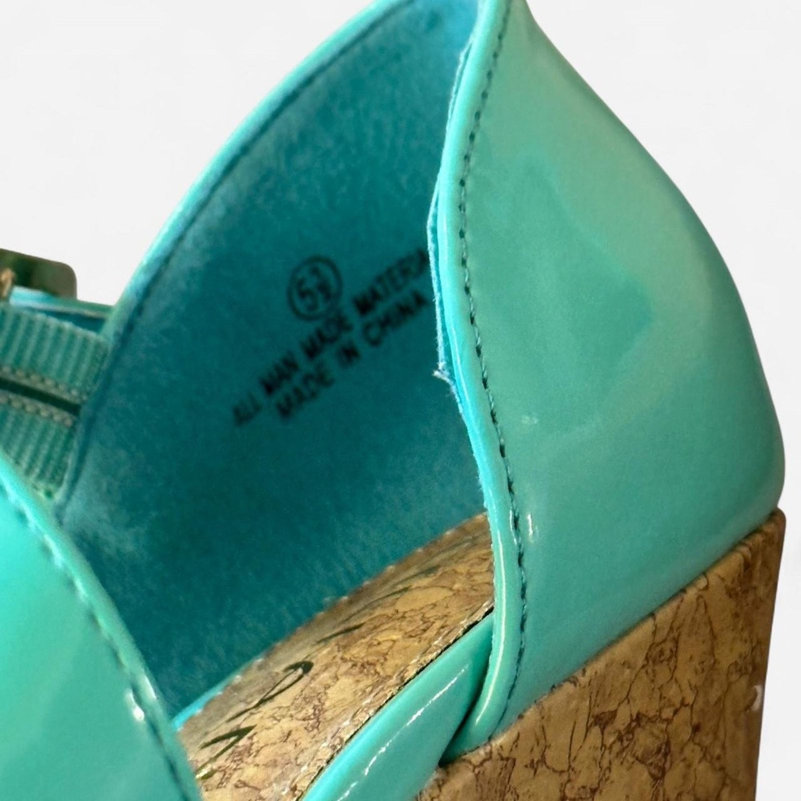 Other #y2kwedge #retroshoes #summerplatforms #turquoisesandals Size US 5.5 / IT 35.5 - 6 Thumbnail