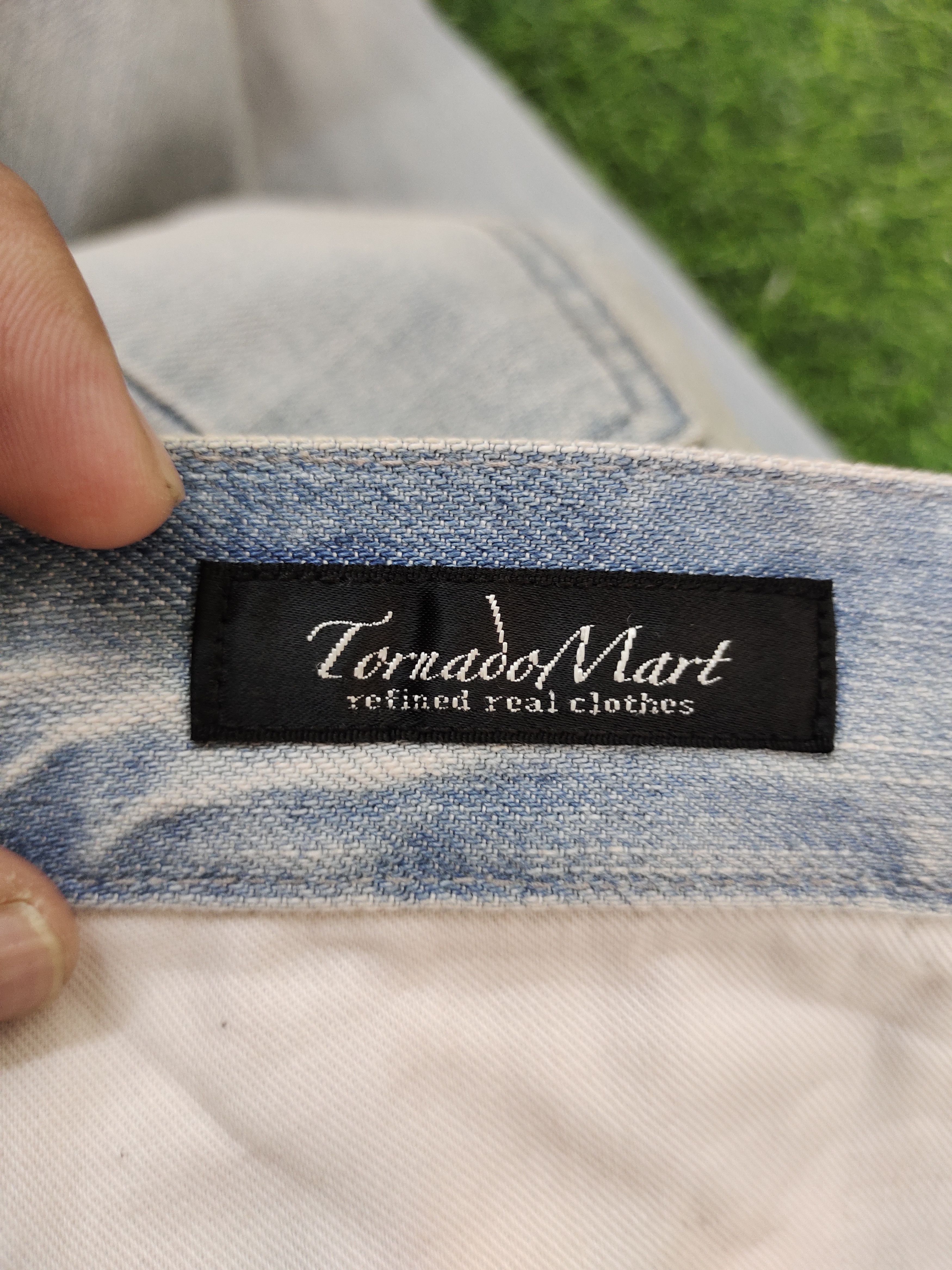 Tornado Mart OG Flare Jeans Tornado Mart Clawmark Distress Faded Bootcut Size US 30 / EU 46 - 18 Thumbnail