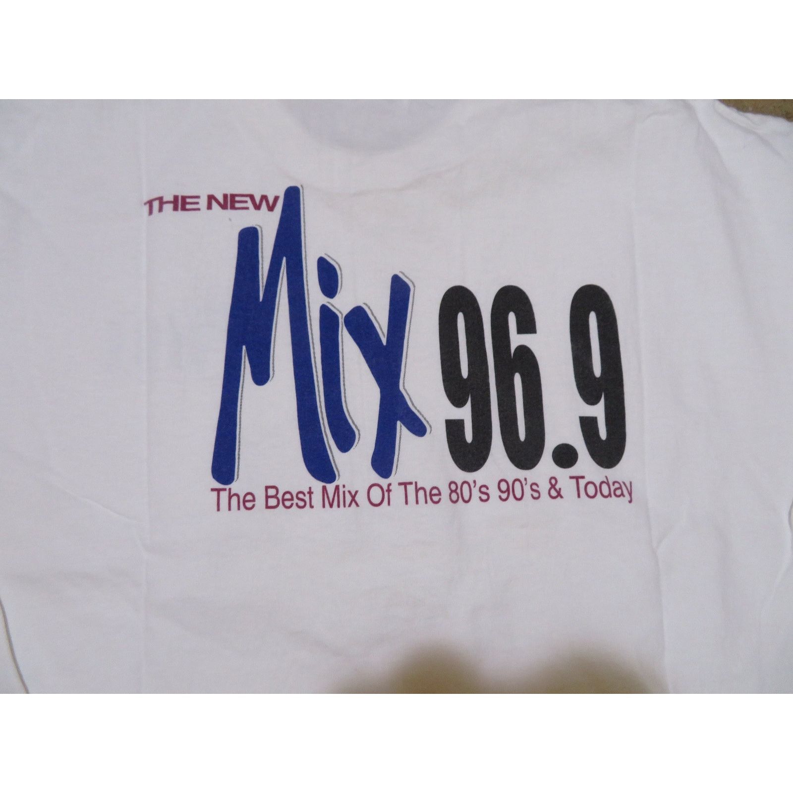 Other Mix Radio 96.9 T-Shirt White Double-Sided Sz L Size US L / EU 52-54 / 3 - 4 Thumbnail
