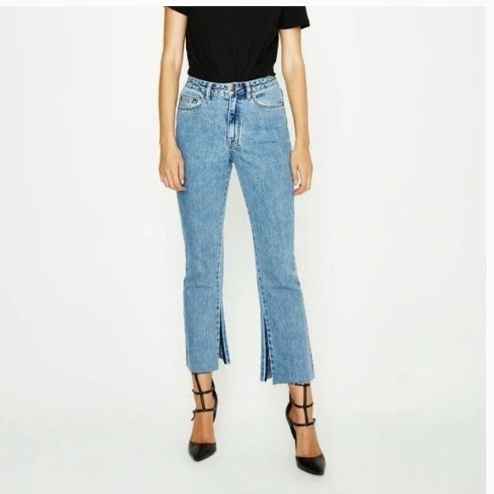 Ksubi KSUBI Skinny Flare Kickn Placid Acid 098 Jeans Size 26 Size 26" / US 2 / IT 38 - 2 Thumbnail
