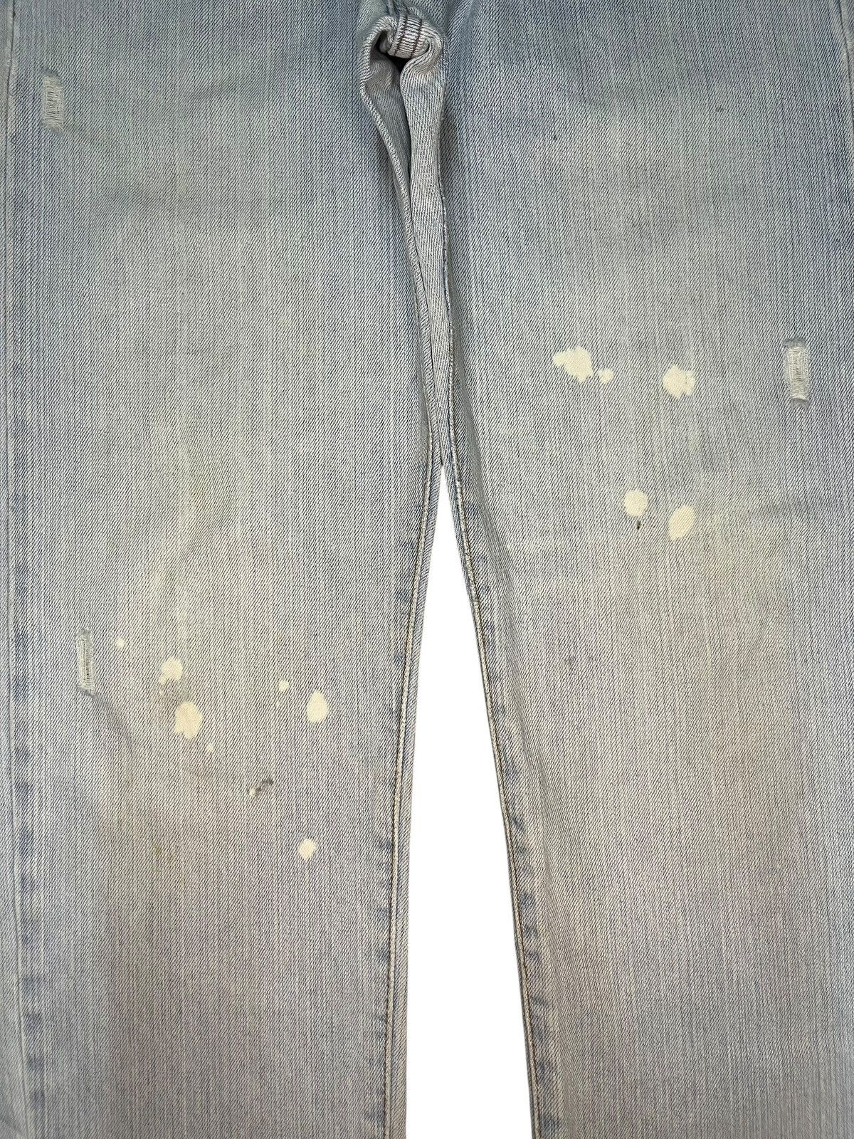 Ksubi Vintage Japanese Brand Double Waist Bleach Distress Jeans Size 32" / US 10 / IT 46 - 3 Thumbnail