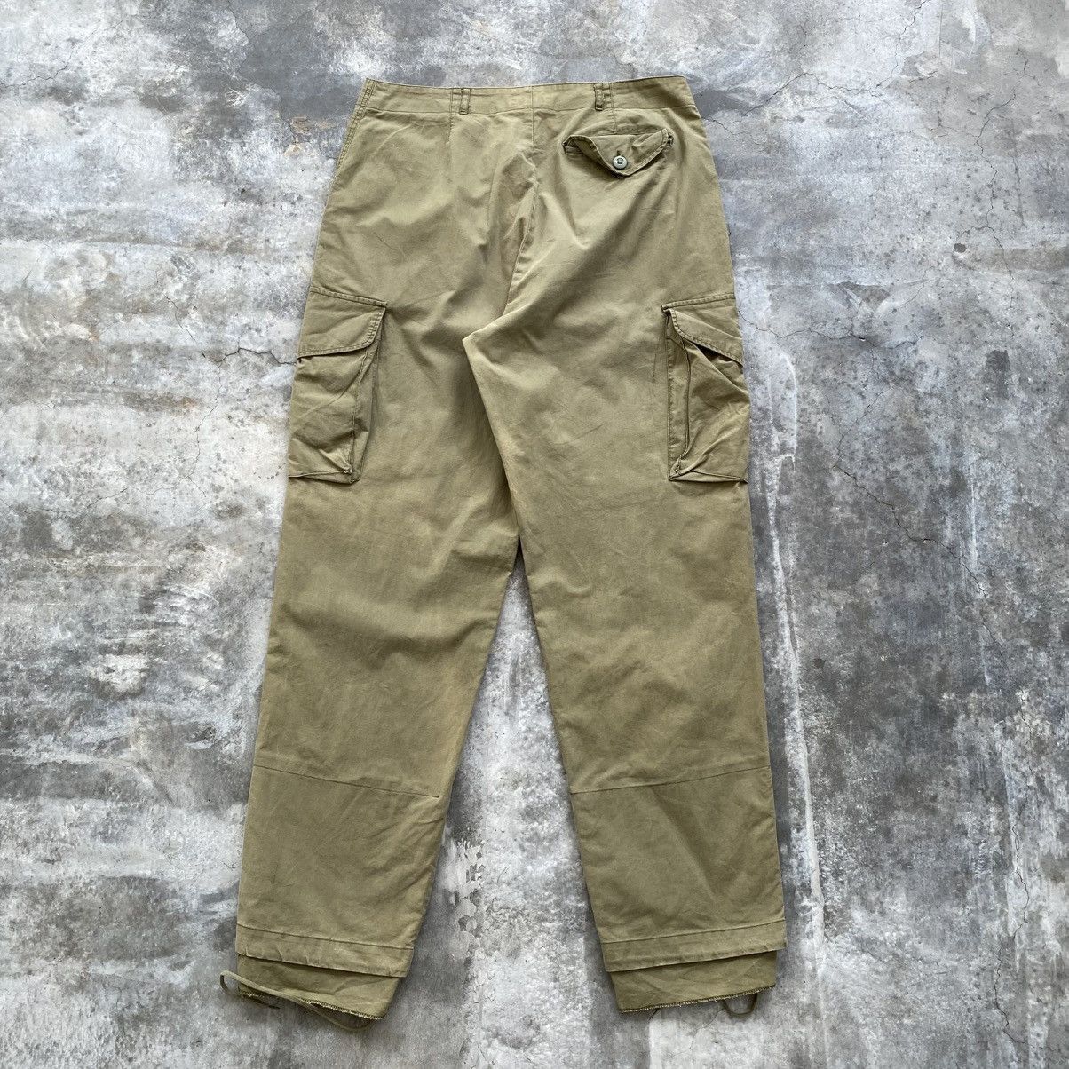 Japanese Brand Militaire Cargo Baggy Paracute Pants w34 Size US 35 - 5 Thumbnail