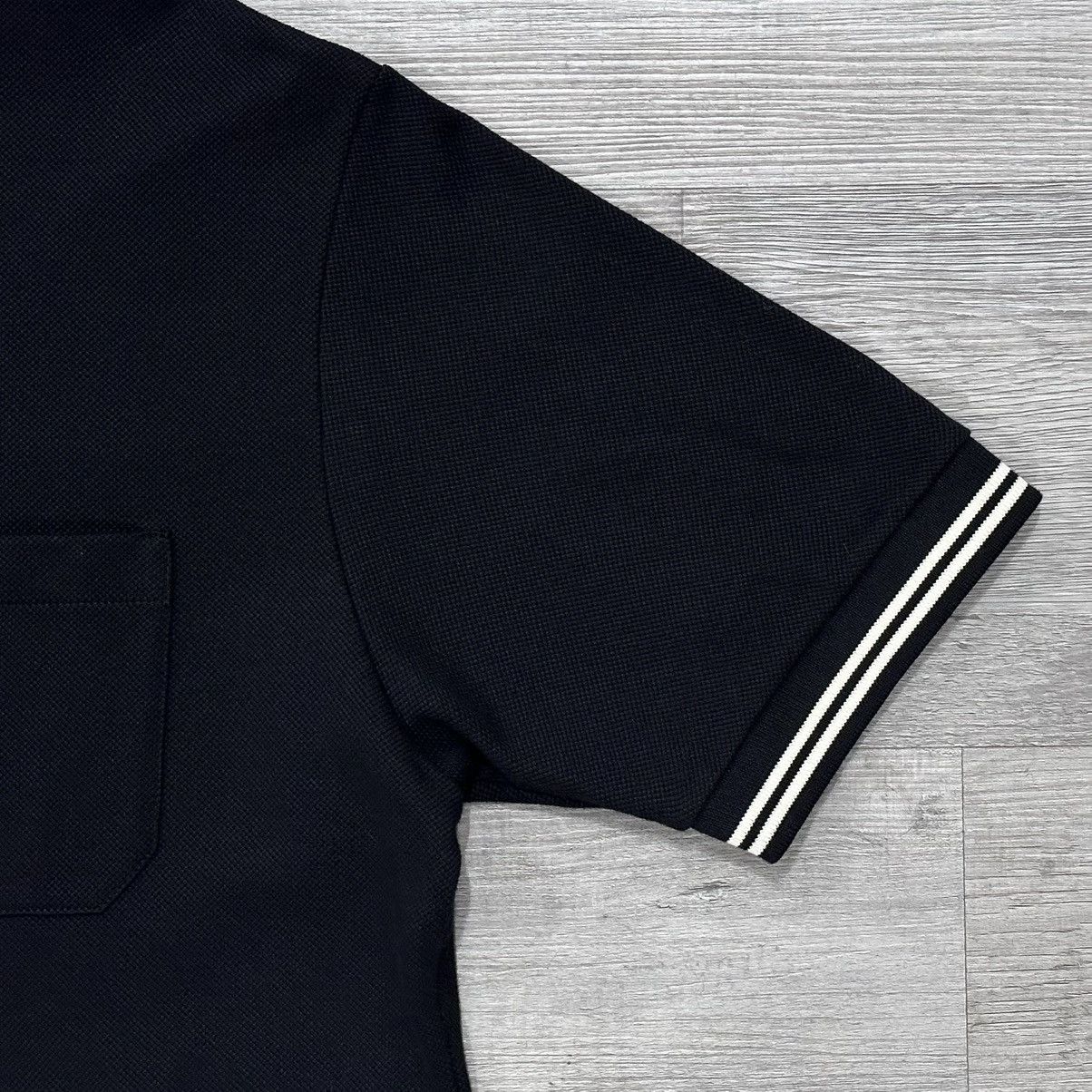 Gucci GUCCI BLACK INTERLOCKING GG POCKET POLO SIZE LARGE Size US L / EU 52-54 / 3 - 3 Thumbnail