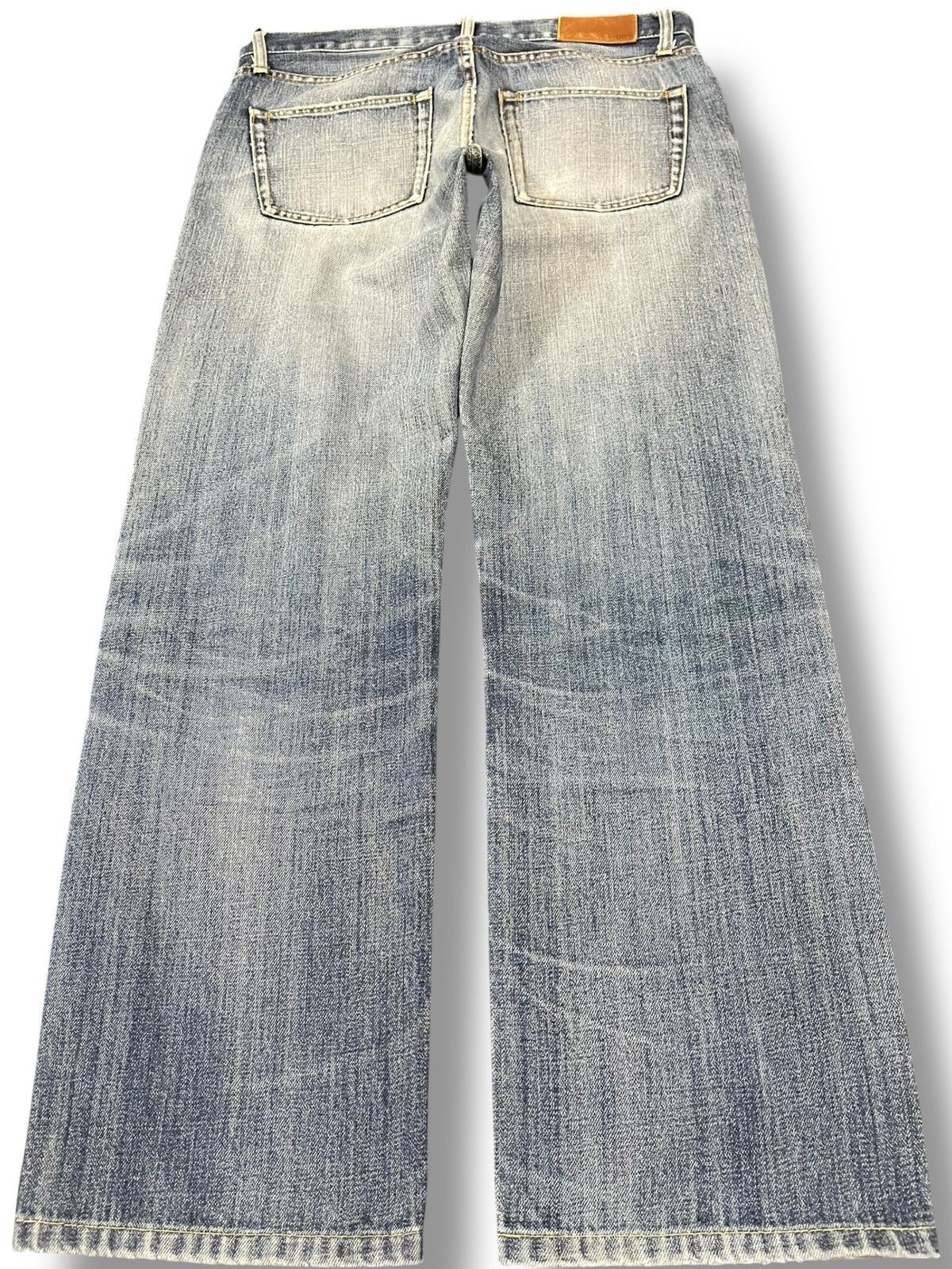 Uniqlo Vintage Uniqlo S-002 Faded Baggy Distressed Denim Size US 33 - 5 Thumbnail
