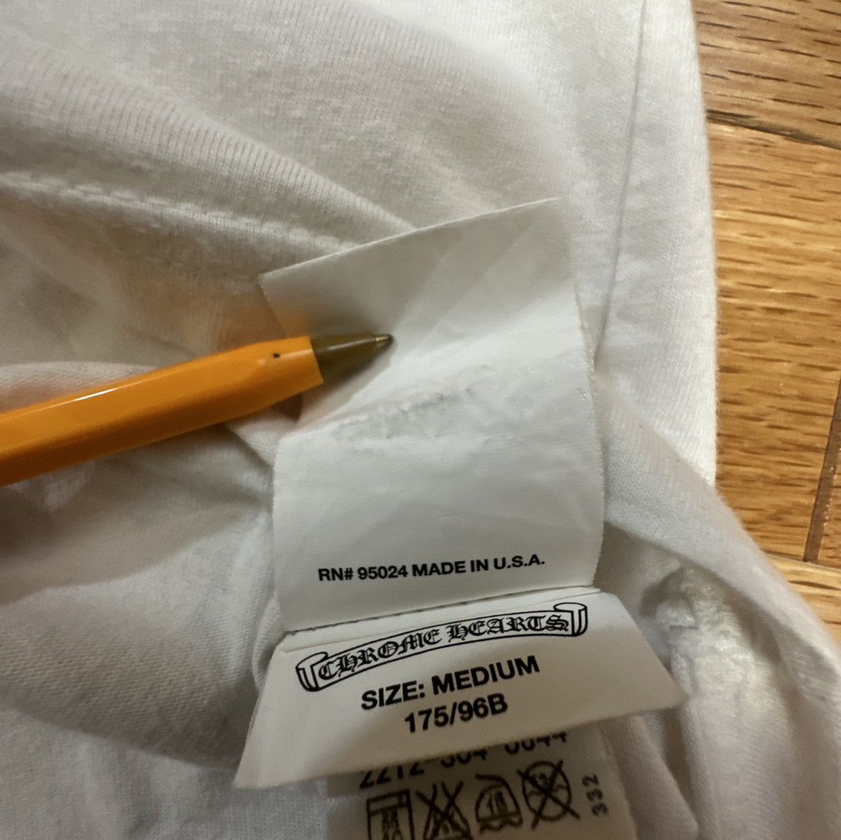 Chrome Hearts Chrome Hearts Horseshoe Scroll Stars Logo Tee Size US M / EU 48-50 / 2 - 10 Thumbnail