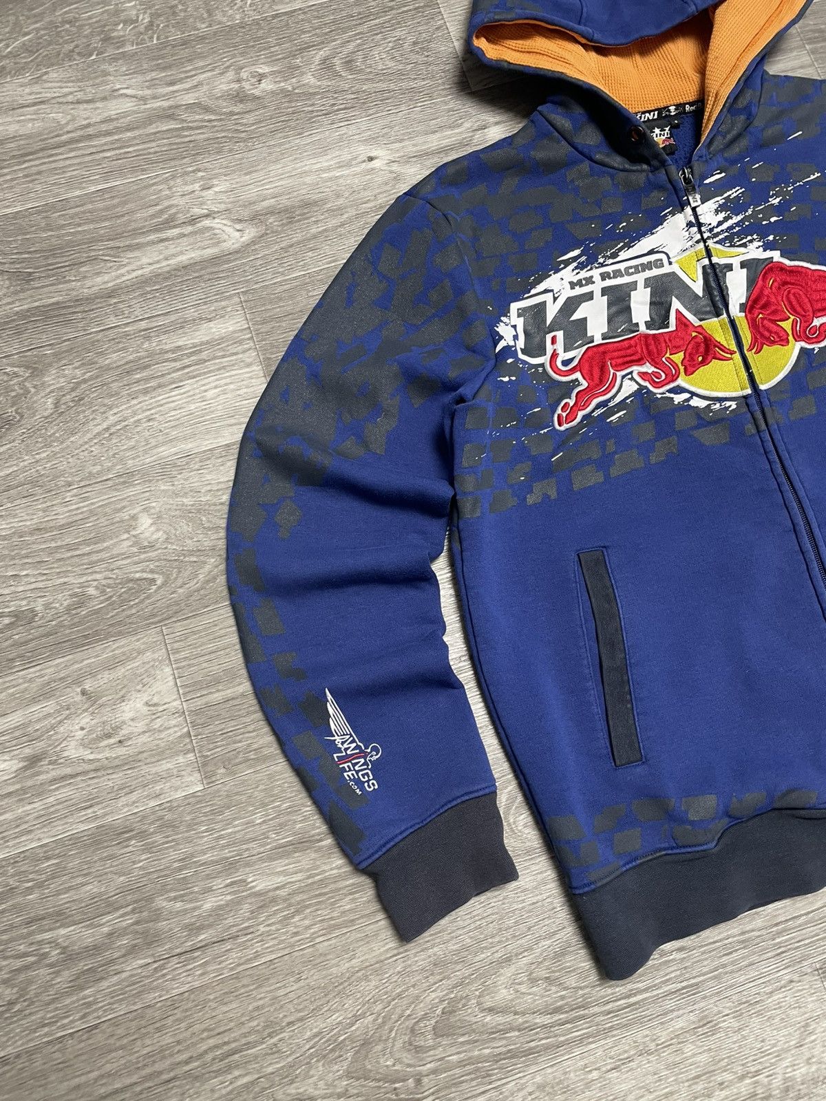 Red Bull Vintage Red Bull Kini Big Embroidered Logo Racing Zip Hoodie Size US S / EU 44-46 / 1 - 4 Thumbnail