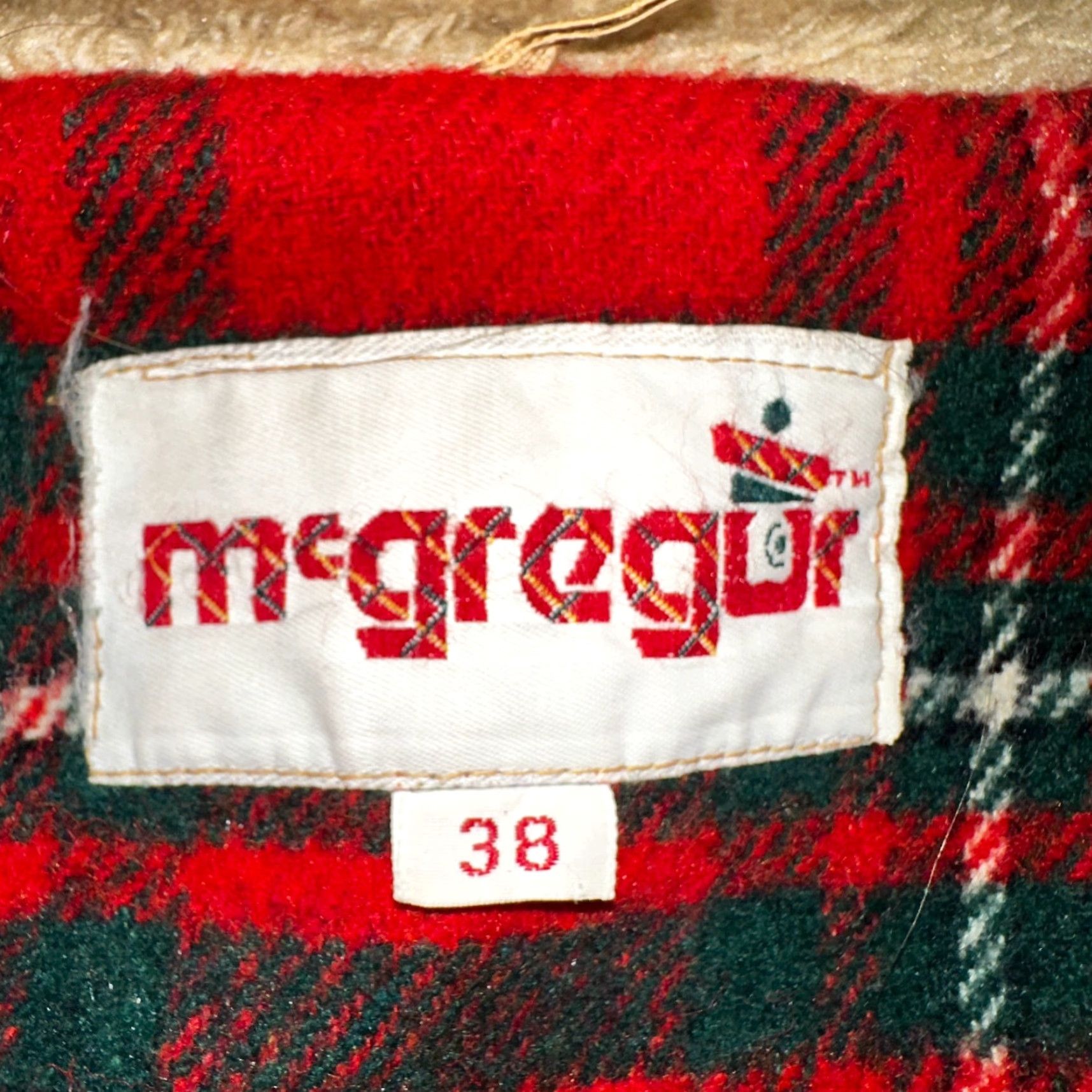 McGregor VINTAGE McGREGOR Jacket Wool Lined Hooded Ranch Field Barn Hunting Coat 60s 70s Sz 38 Mens Size US XXS / EU 40 - 3 Thumbnail