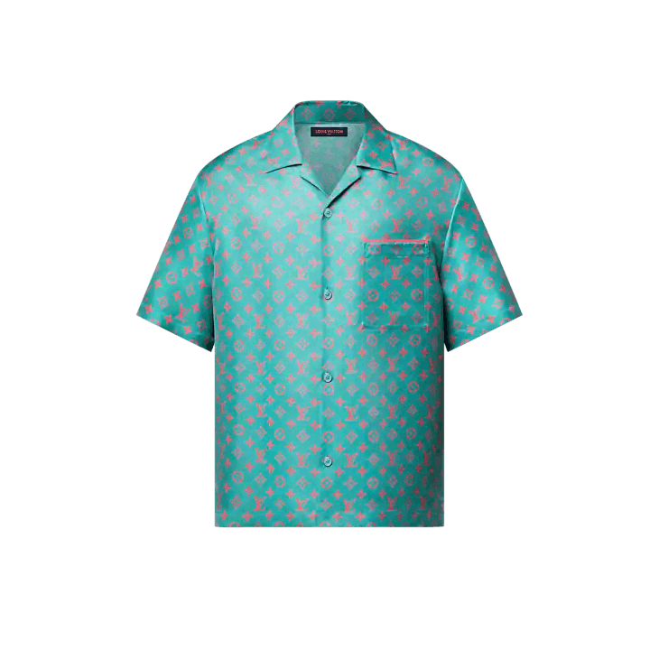 Louis Vuitton Monogram Short-Sleeved Silk Shirt Size US XS / EU 42 / 0 - 1 Thumbnail
