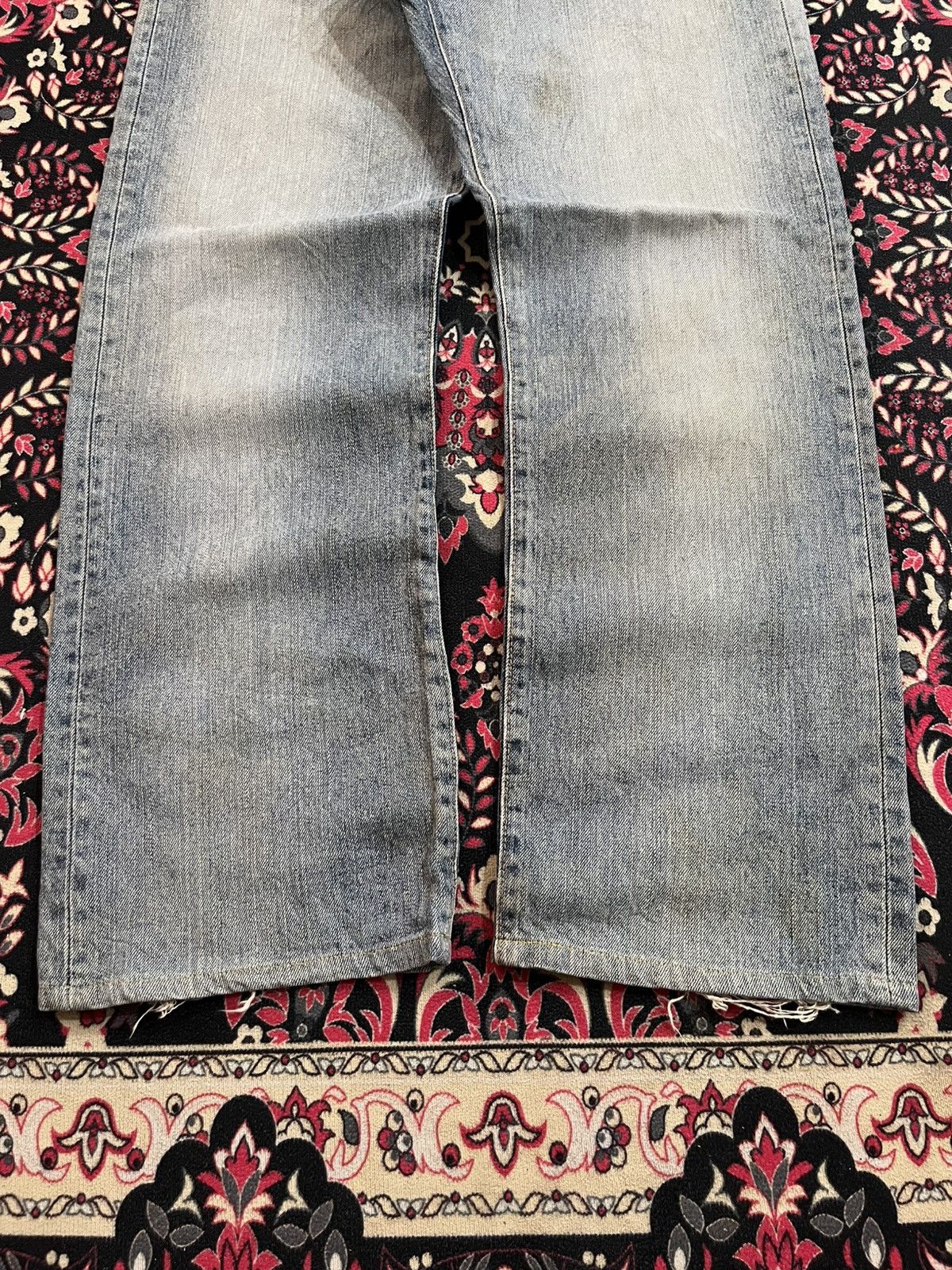 Edwin Vintage Edwin XVS Light Blue Washed Straight Leg Jeans Size US 32 / EU 48 - 9 Thumbnail