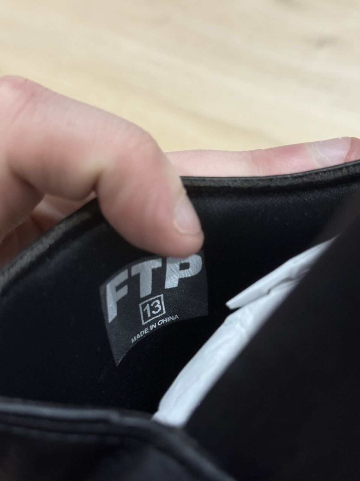Fuck The Population FTP Outline Logo Slides Size US 13 / EU 46 - 4 Thumbnail