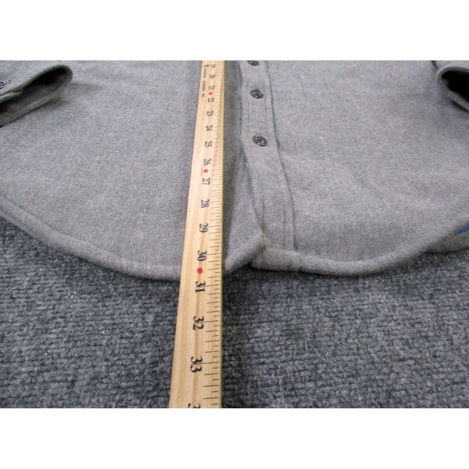 J.Crew J.CREW Shirt Mens S Gray Heavy Business Work Classic Pocket Size US S / EU 44-46 / 1 - 4 Thumbnail