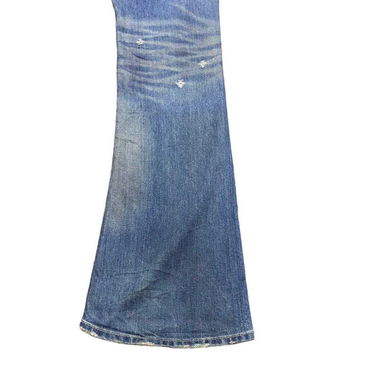 Vanquish Vanquish Gold Mudwash Denim Flare Jeans Size US 30 / EU 46 - 17 Thumbnail