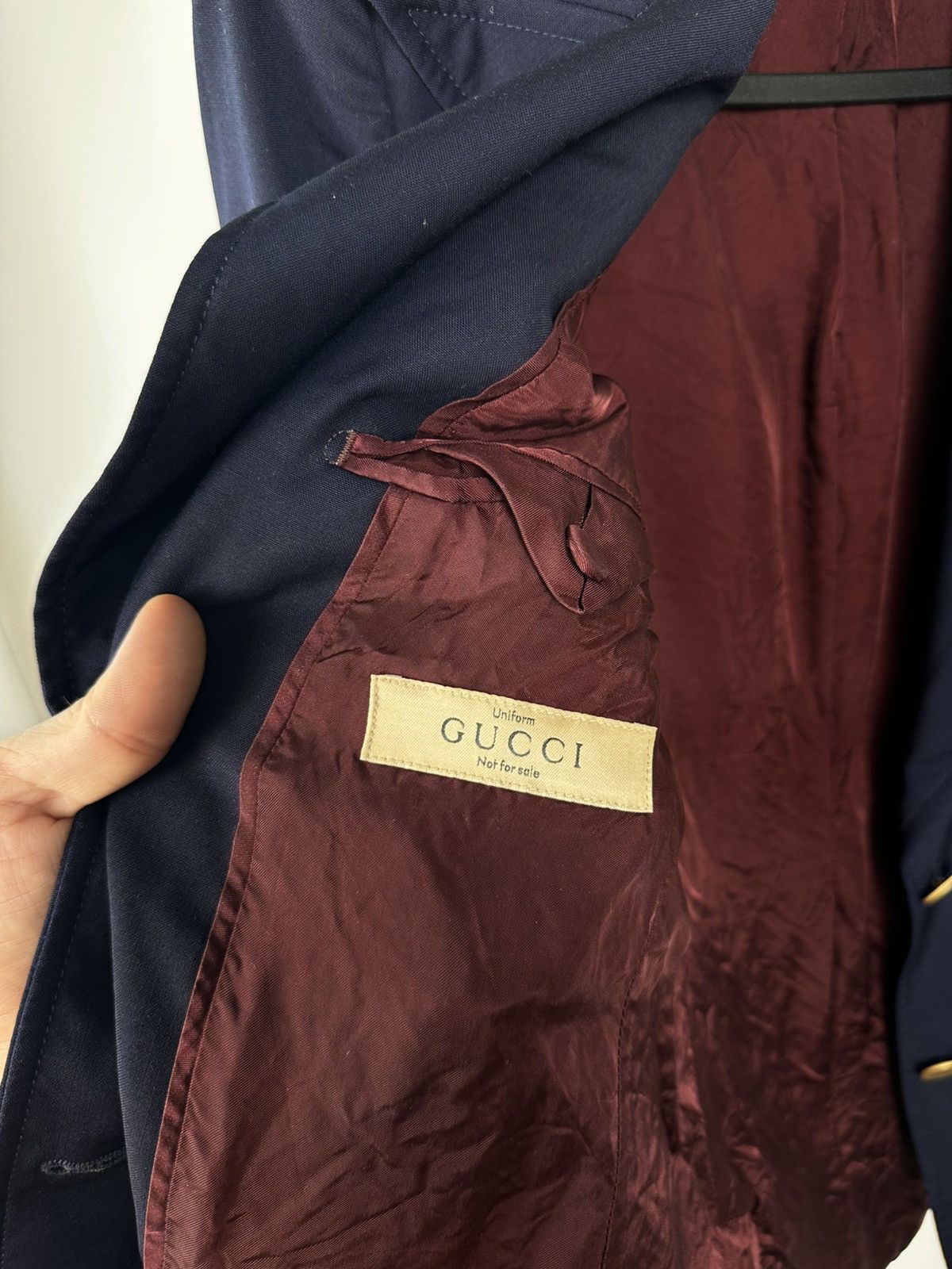 Gucci Ultra Rare Archival Gucci Uniform Staff Blazer Navy Blue 36 Size US S / EU 44-46 / 1 - 5 Thumbnail