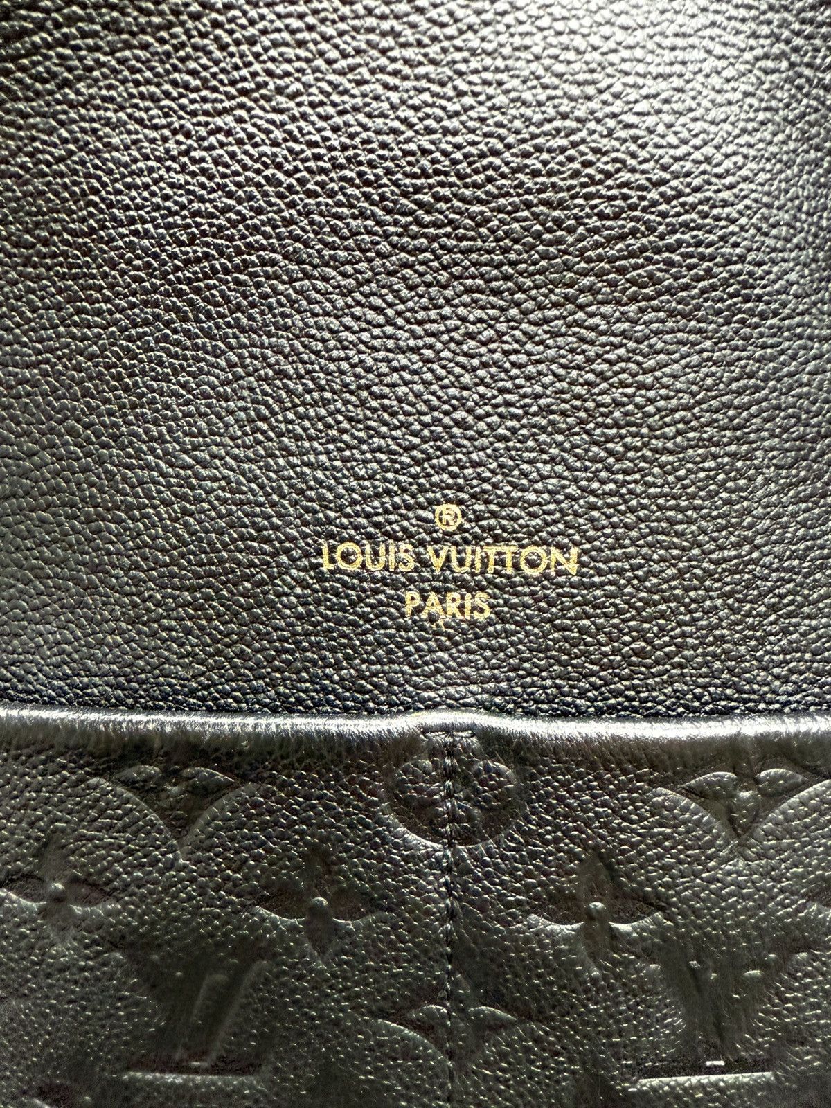 Louis Vuitton Louis Vuitton Maida Hobo Bag BLK Monogram Empreinte Leather Size ONE SIZE - 10 Thumbnail
