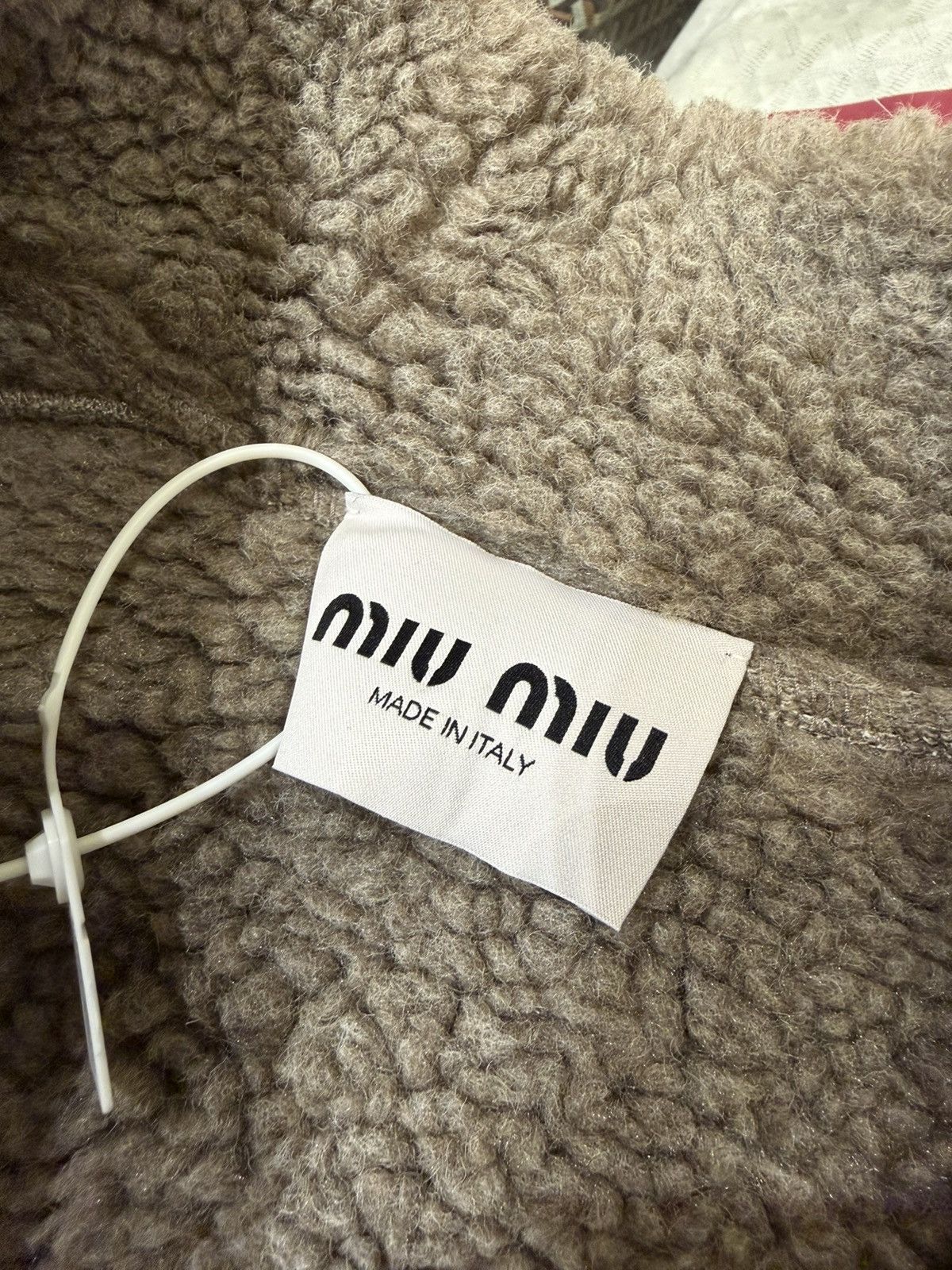 Miu Miu Miu Miu Fleece Full Zip Blouson Size US L / EU 52-54 / 3 - 3 Thumbnail