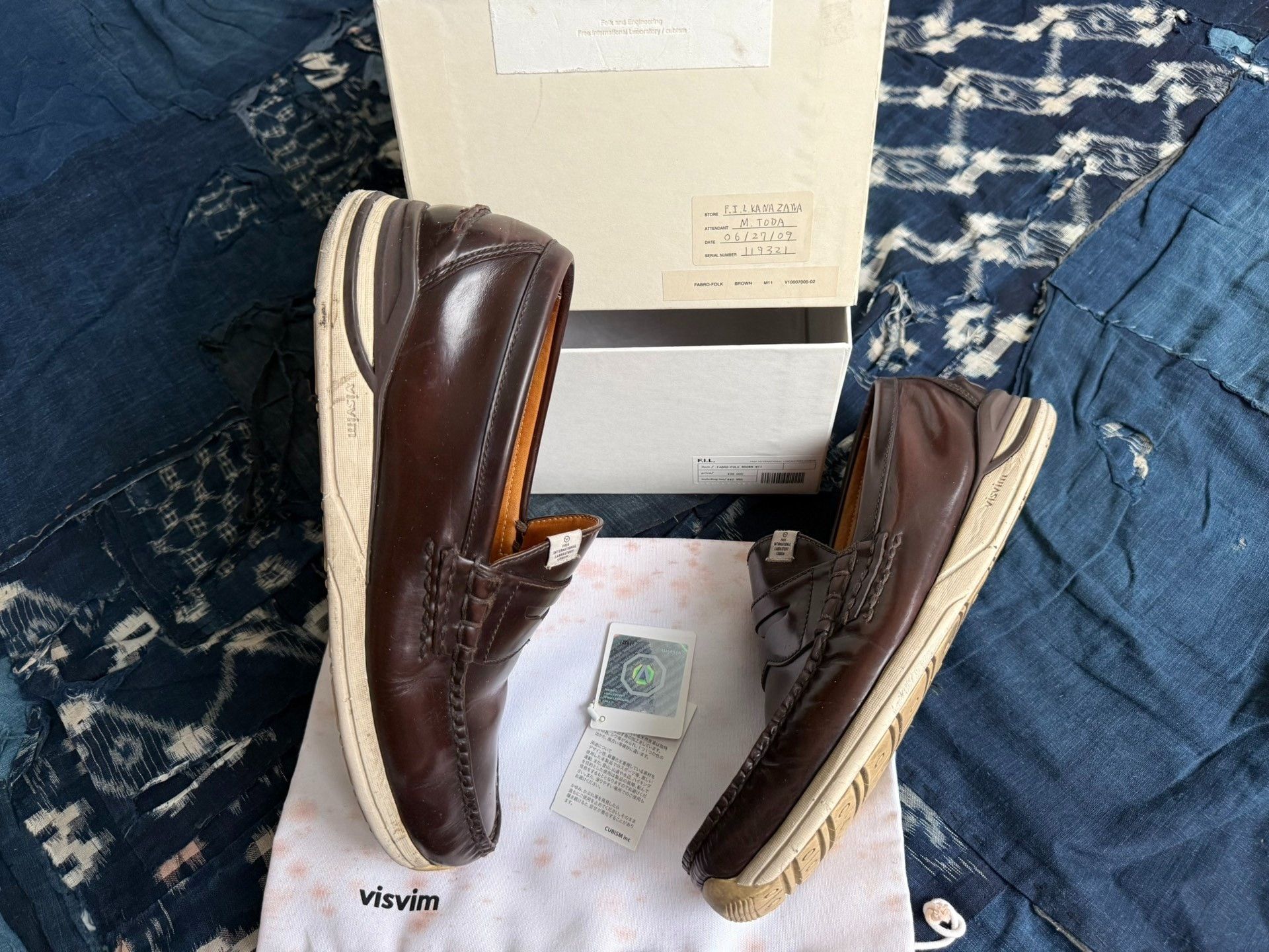 Visvim VISVIM FABRO FOLK Boat Shoes First Gen Size US 11 / EU 44 - 1 Thumbnail