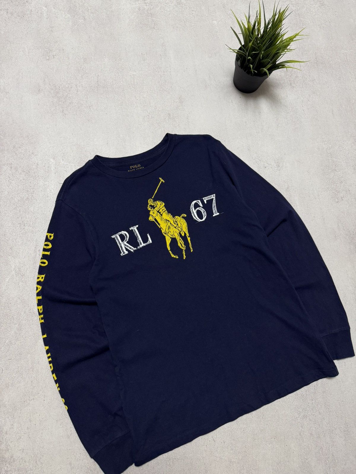 Polo Ralph Lauren × Vintage Vintage Polo Ralph Lauren Long Sleeve Shirt Big Logo Y2K 90s Size US XS / EU 42 / 0 - 2 Thumbnail