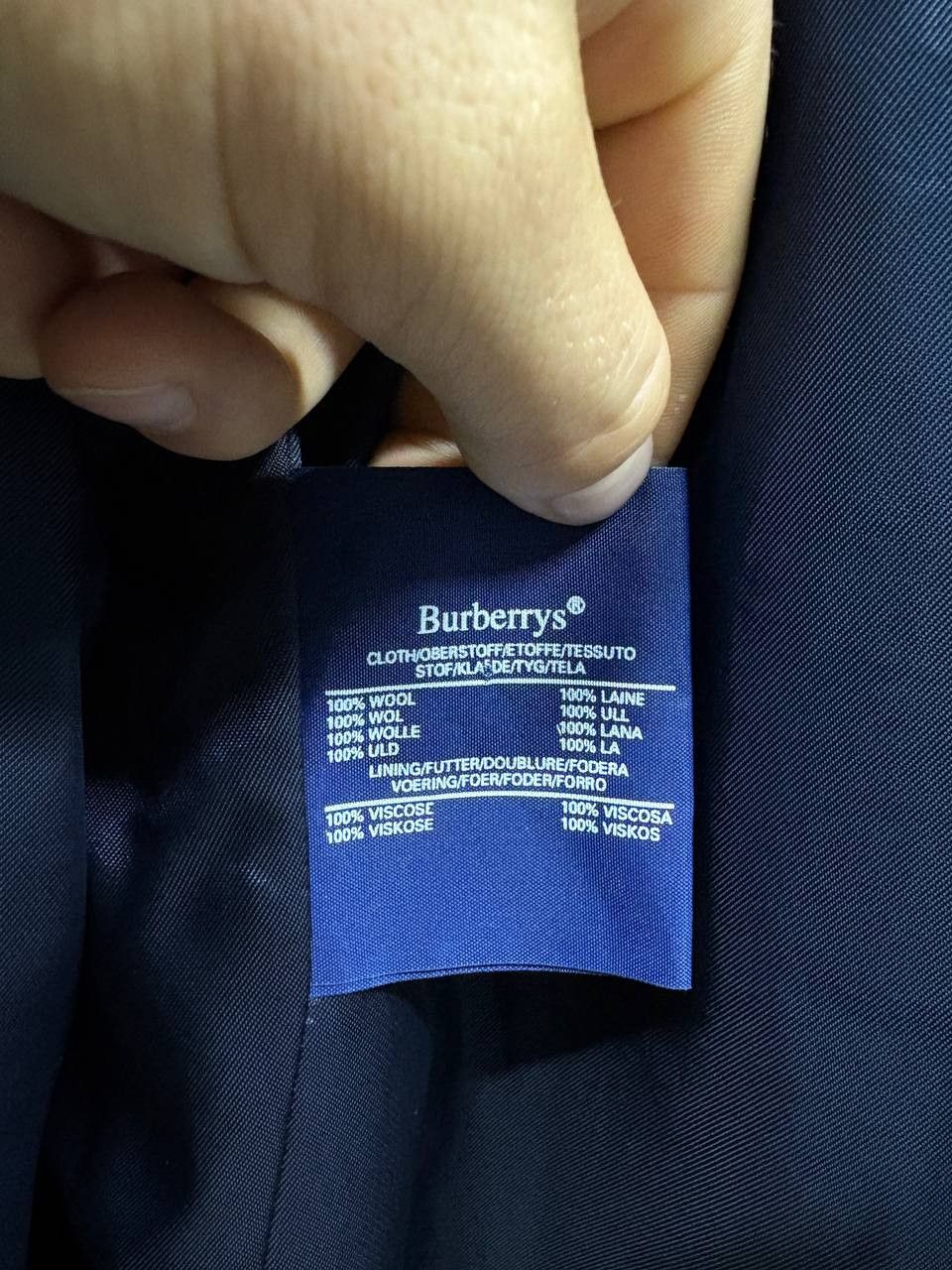 Burberry Burberry mens wool blazer jacket size 54 R / XL - XXL Size 54R - 6 Thumbnail