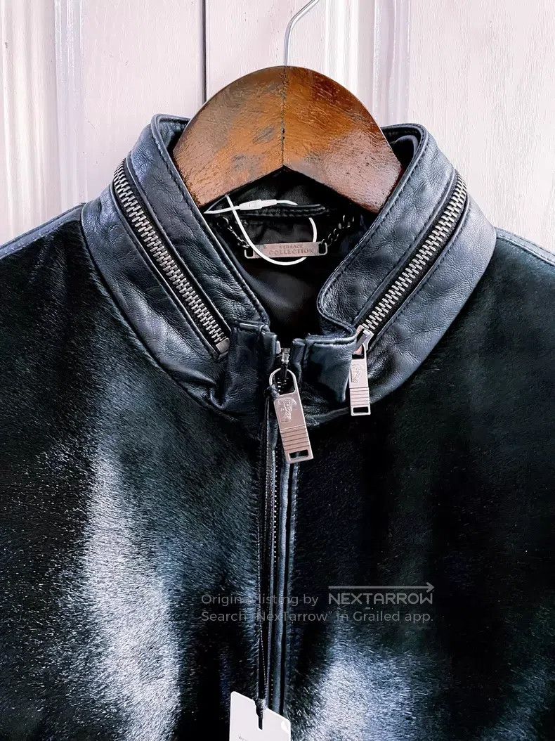 Versace Versace Fur, cowhide, fur, one-piece jacket, leather jacke Size US M / EU 48-50 / 2 - 3 Thumbnail