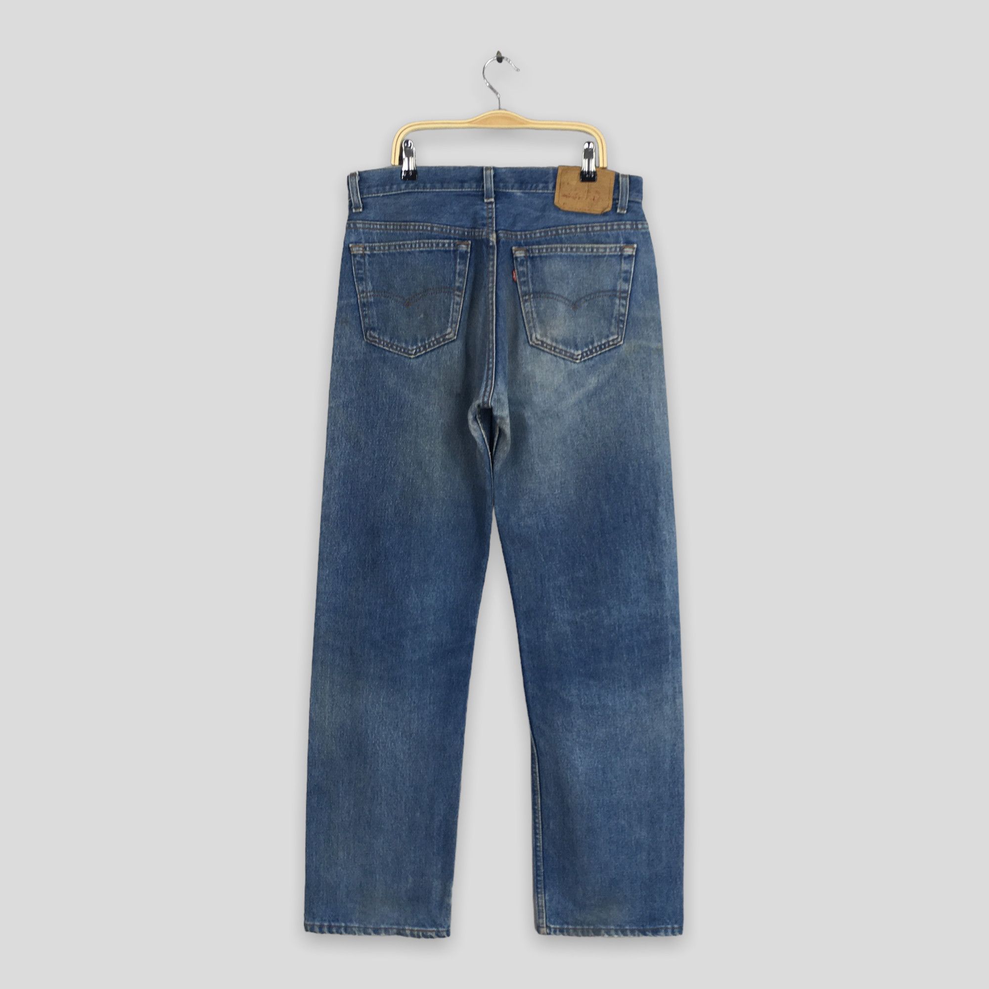Levi's Size 30x30 Vintage 90s Levi's 501 Faded Blue Jeans S2021 Size US 30 / EU 46 - 9 Thumbnail