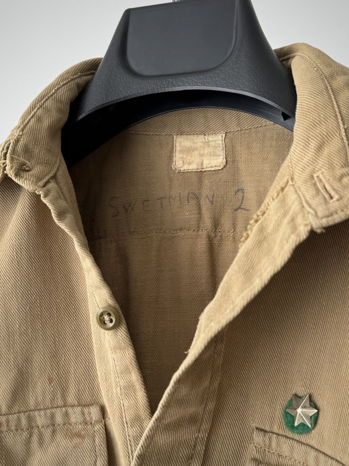 Vintage Original 1950s British Boy Scouts Shirt Size US XS / EU 42 / 0 - 3 Thumbnail