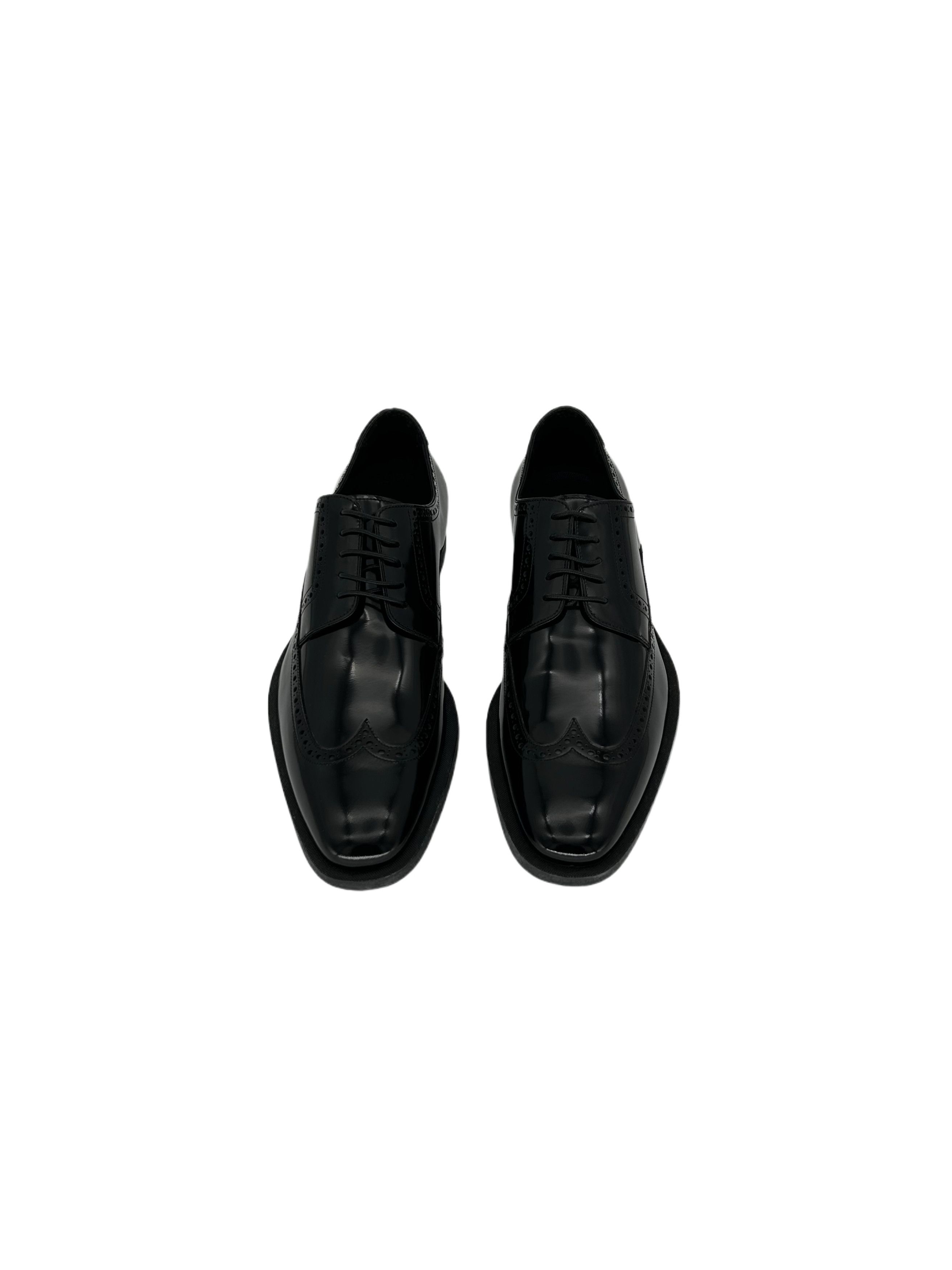 Dior Dior Homme Black Patent Leather 'Derby' Brogues Size US 9 / EU 42 - 3 Thumbnail