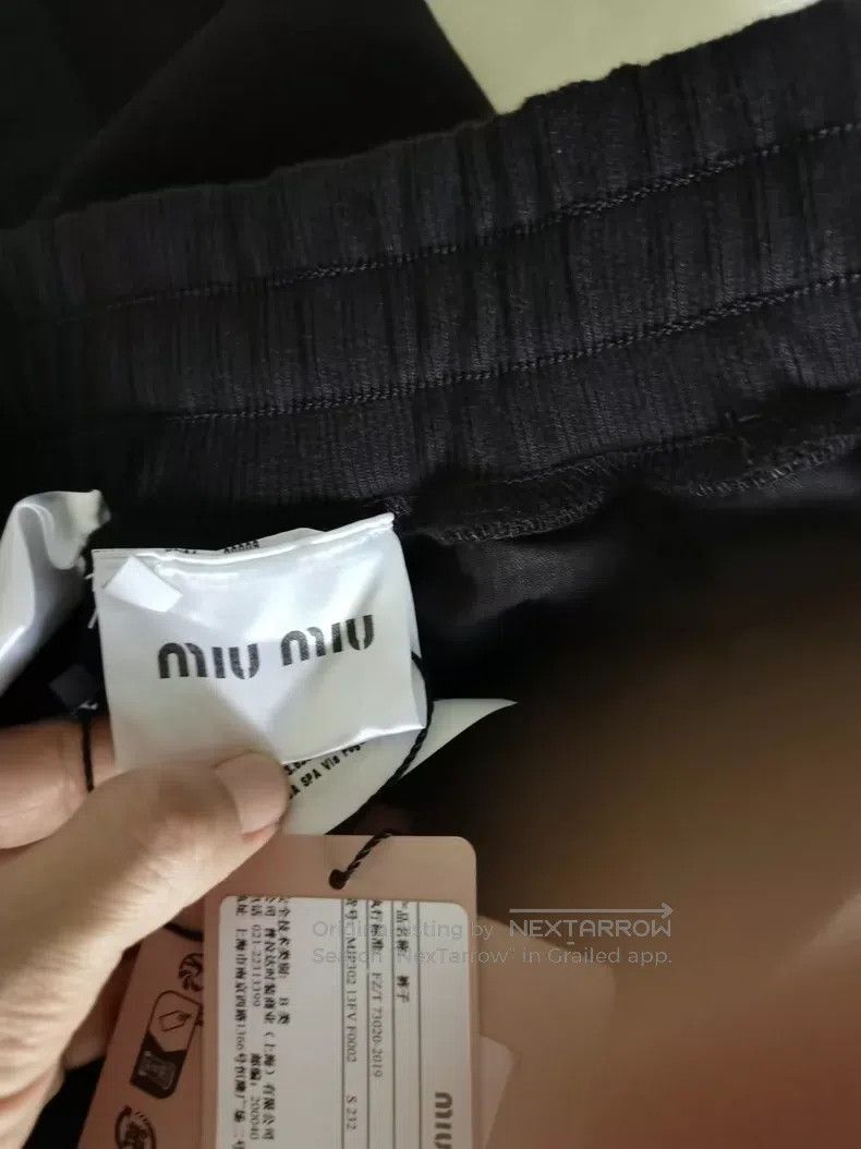 Miu Miu Miu Miu 40 Black sweater pants Size 39" - 4 Thumbnail