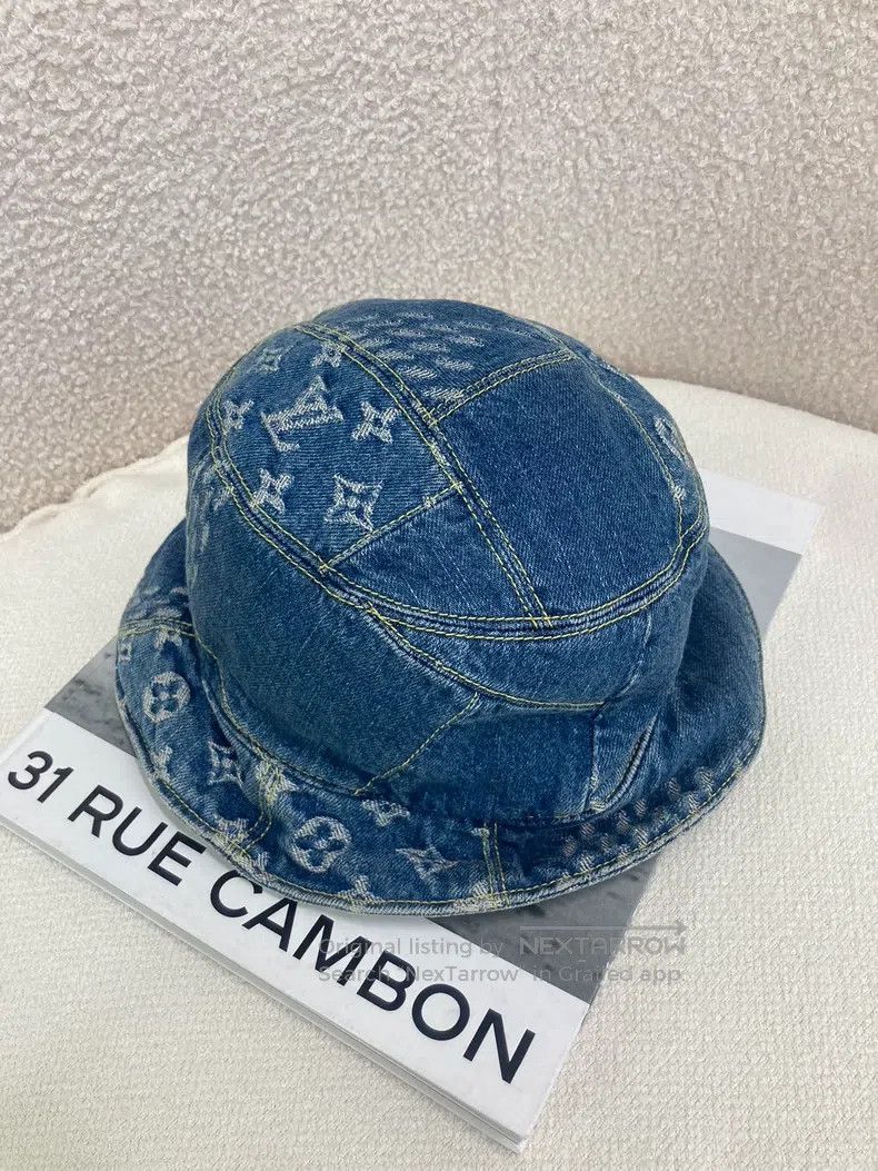 Louis Vuitton Louis Vuitton Old Flower Cowboy Fisherman Hat Size ONE SIZE - 3 Thumbnail