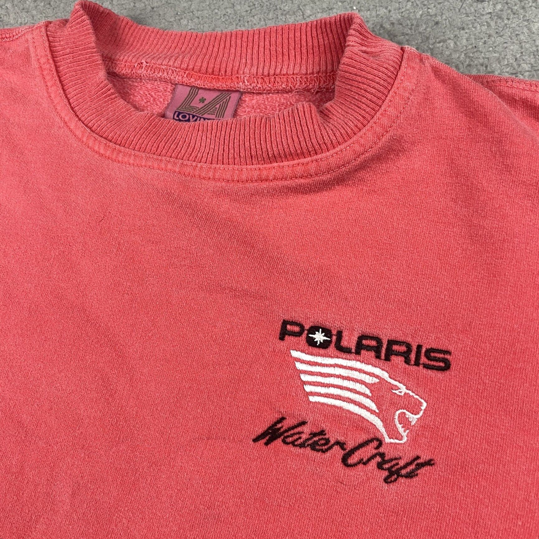 Vintage VINTAGE Polaris Sweatshirt Men Adult Medium Red Embroidered Racing Snowmobile 90s? Size US M / EU 48-50 / 2 - 3 Thumbnail