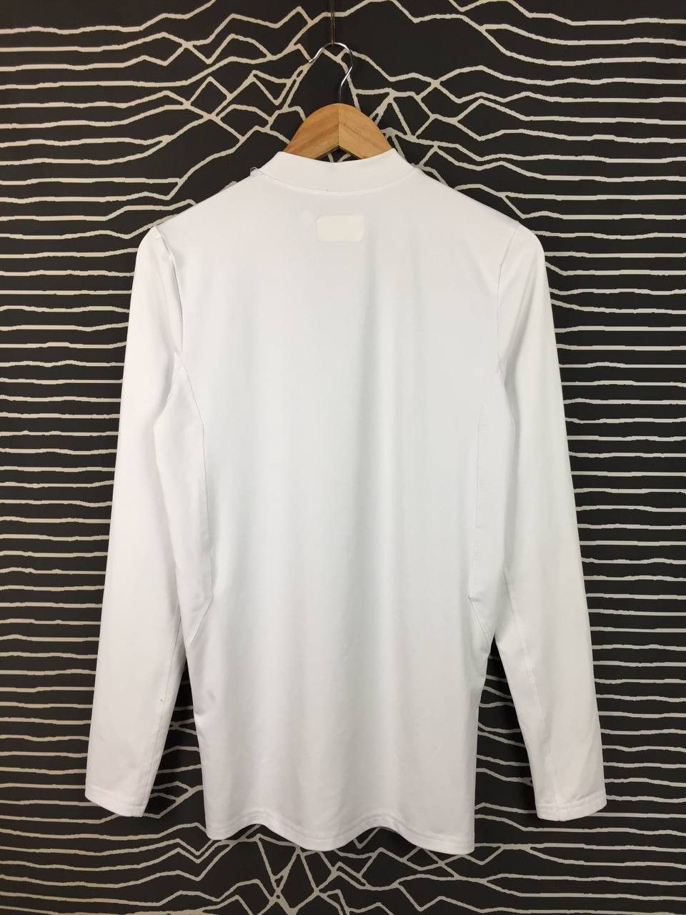Lacoste Lacoste Sport Men's White Long Sleeve Mock Neck Base Layer Size US S / EU 44-46 / 1 - 6 Thumbnail