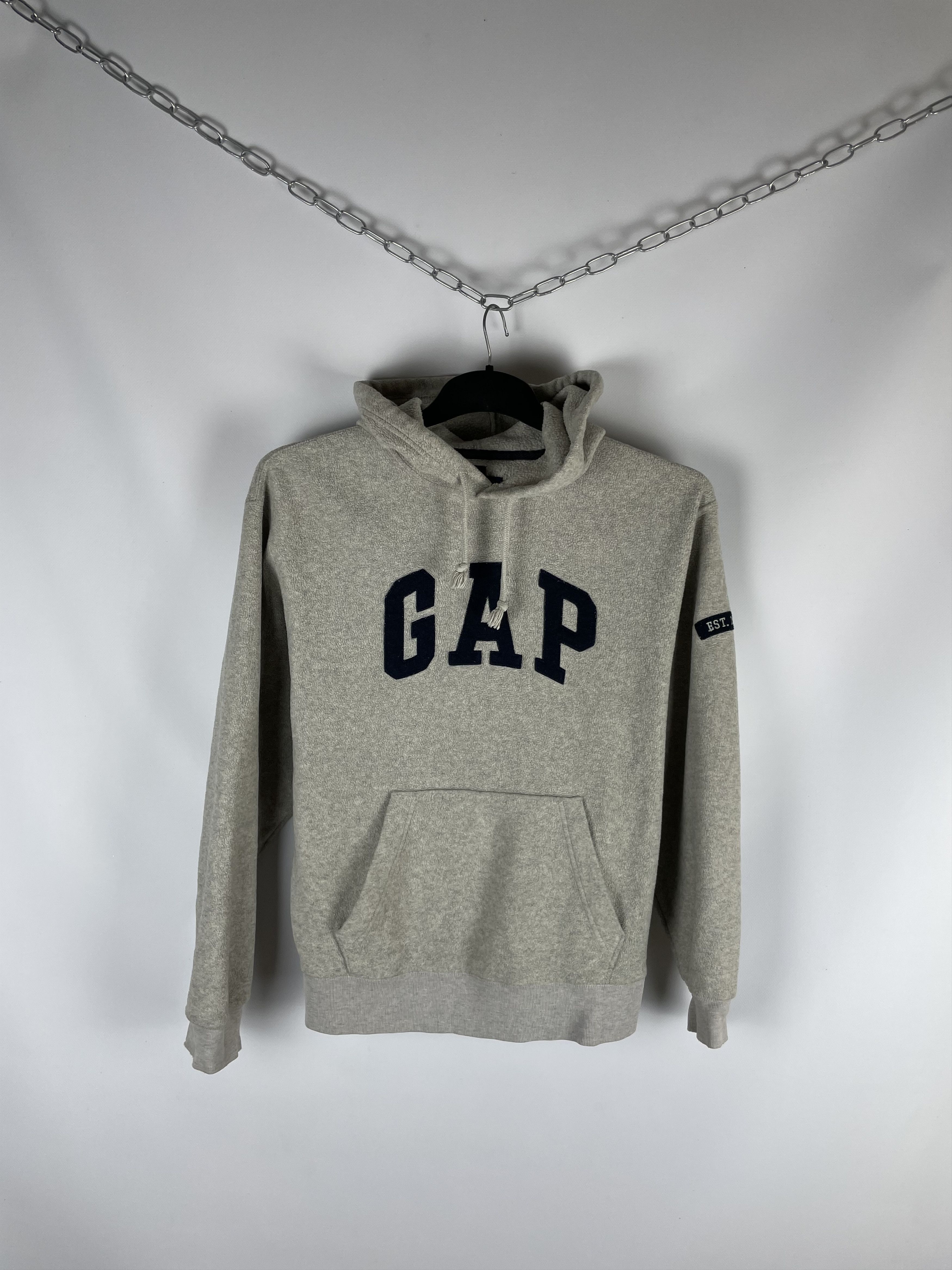 Gap × Vintage Vintage GAP Fleece Hoodie sweatshirt Size US S / EU 44-46 / 1 - 1 Thumbnail