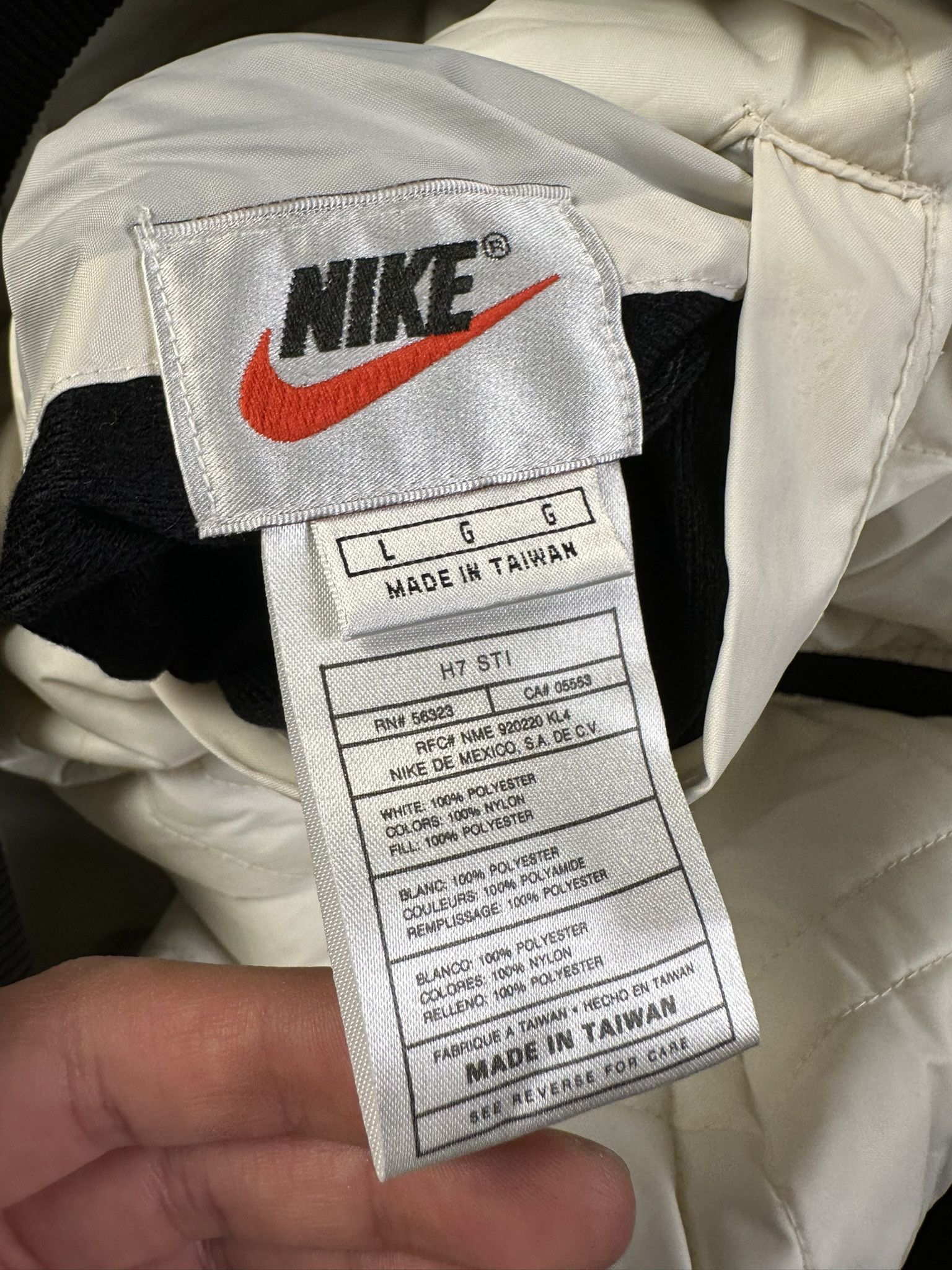Nike 90s Reversible Nike Zip Bomber Boxy Vintage Jacket Size US L / EU 52-54 / 3 - 8 Thumbnail