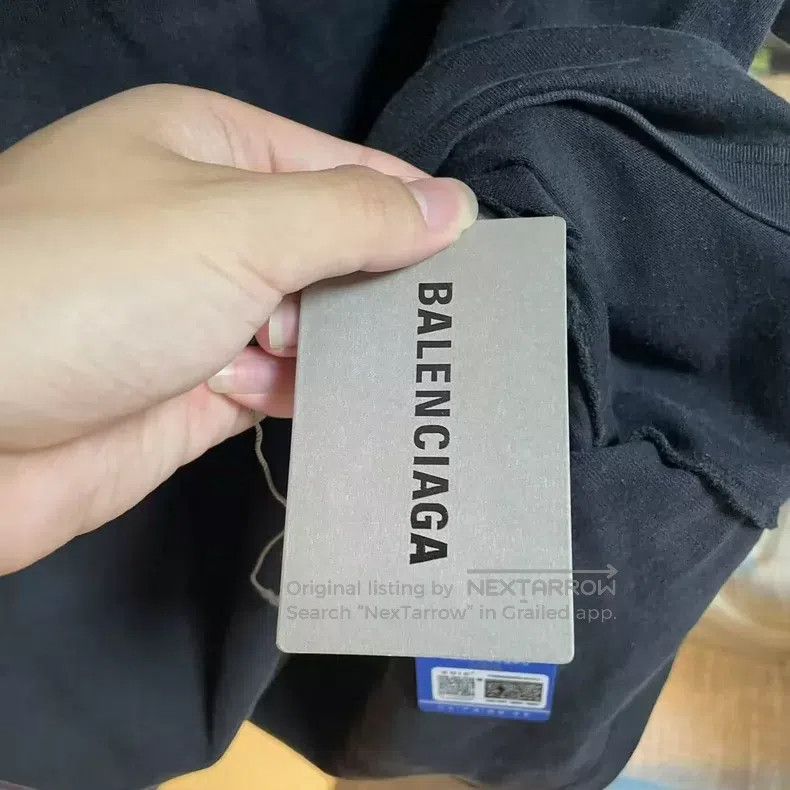 Balenciaga Balenciaga Crown Wheat Black Label Men's Short Sleeve T-Sh Size US S / EU 44-46 / 1 - 5 Thumbnail