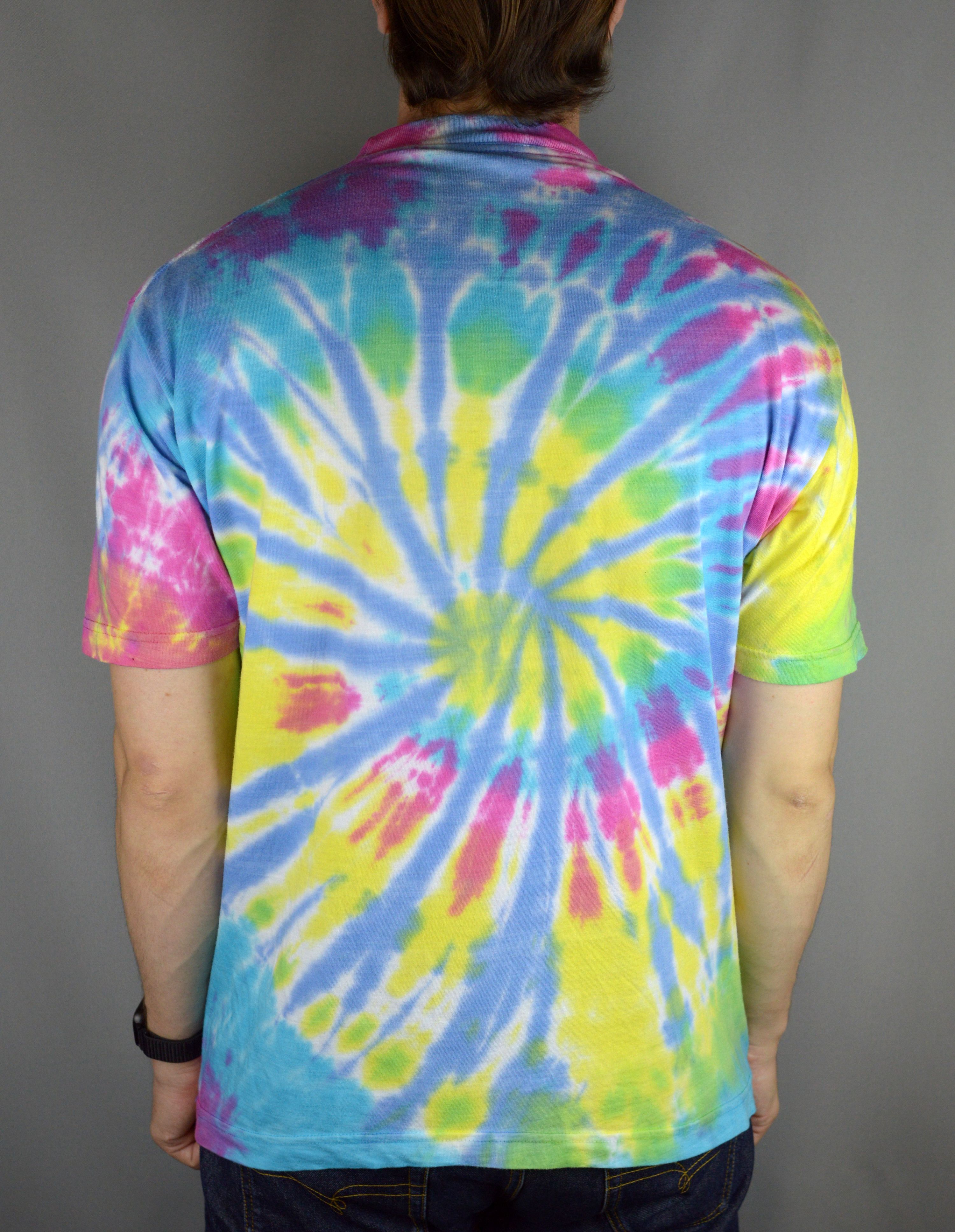 Band Tees Vintage Hawkwind Tie Dye 90s t shirt Size US L / EU 52-54 / 3 - 2 Thumbnail