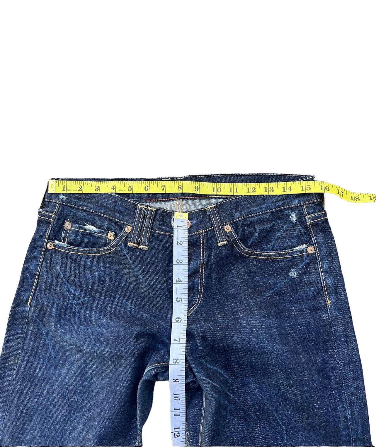 Chimala CHIMALA Japan Low Rise Ripped Denim Distressed Jeans Size US 29 - 3 Thumbnail
