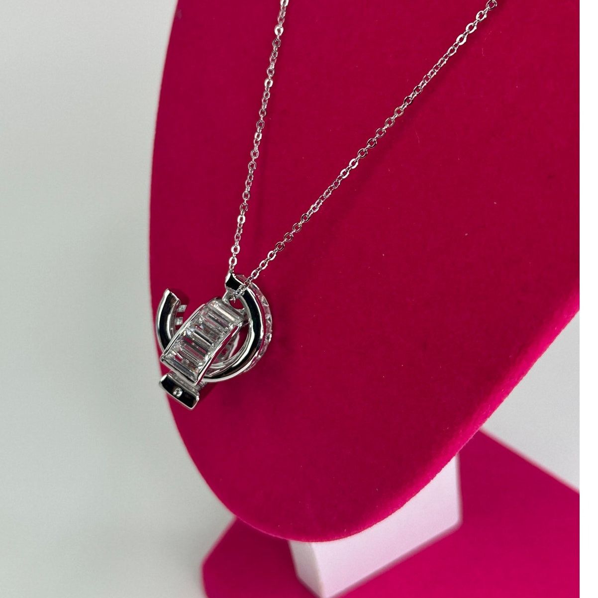 Swarovski Swarovski Matrix Pendant Baguette Cut Necklace Size ONE SIZE - 11 Thumbnail