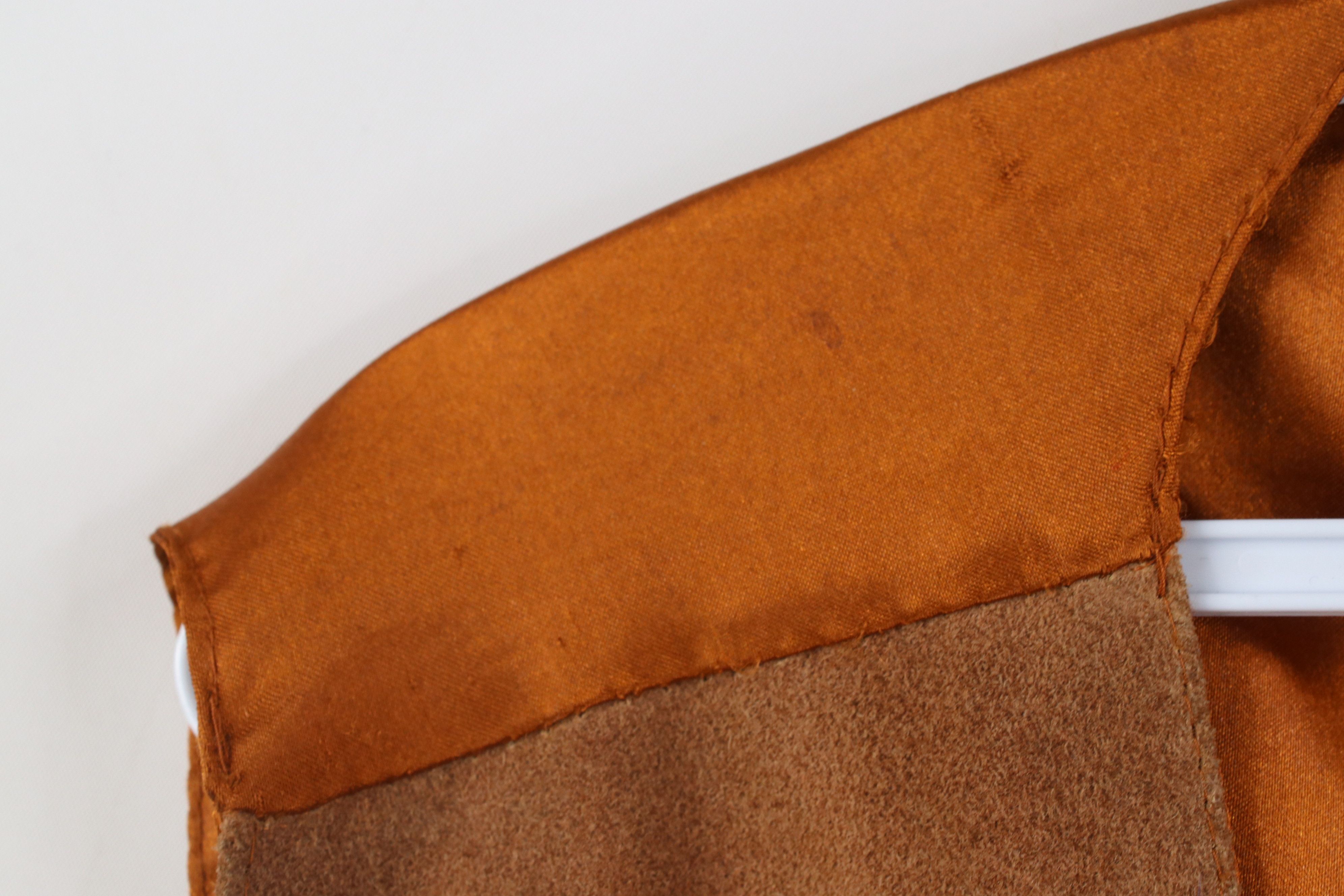 Vintage Vintage 90s Streetwear Back Suede Leather Vest Jacket Brown Size US M / EU 48-50 / 2 - 9 Thumbnail