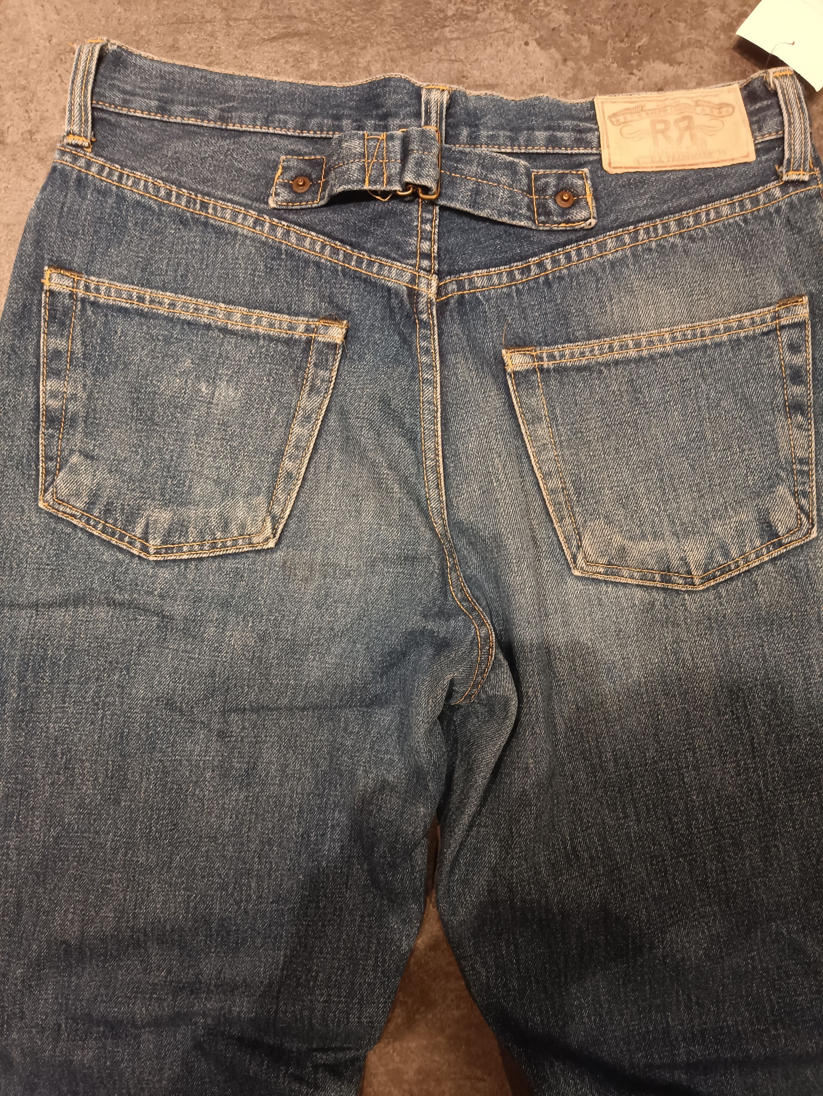 RRL Ralph Lauren × Vintage RRL denim backel back Size US 31 - 7 Thumbnail